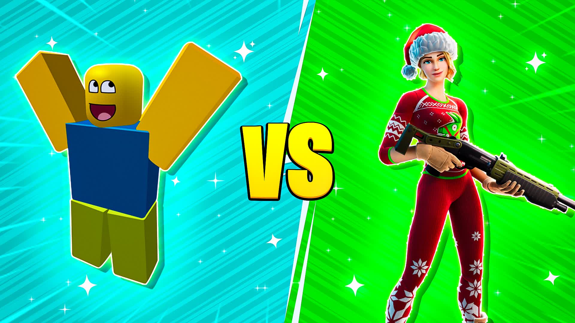 🤖 ROBLOX VS FORTNITE ⛏️