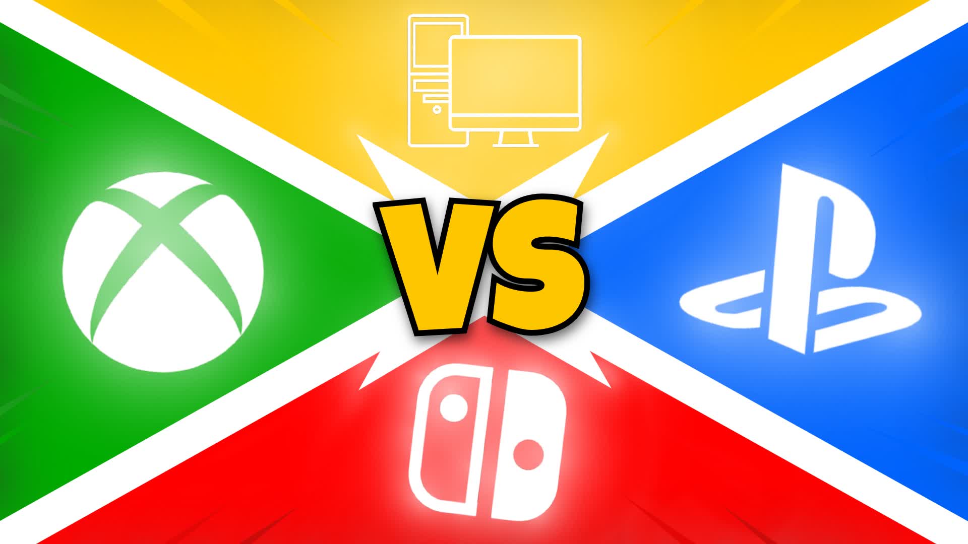 PC VS XBOX VS PLAYSTATION VS SWITCH