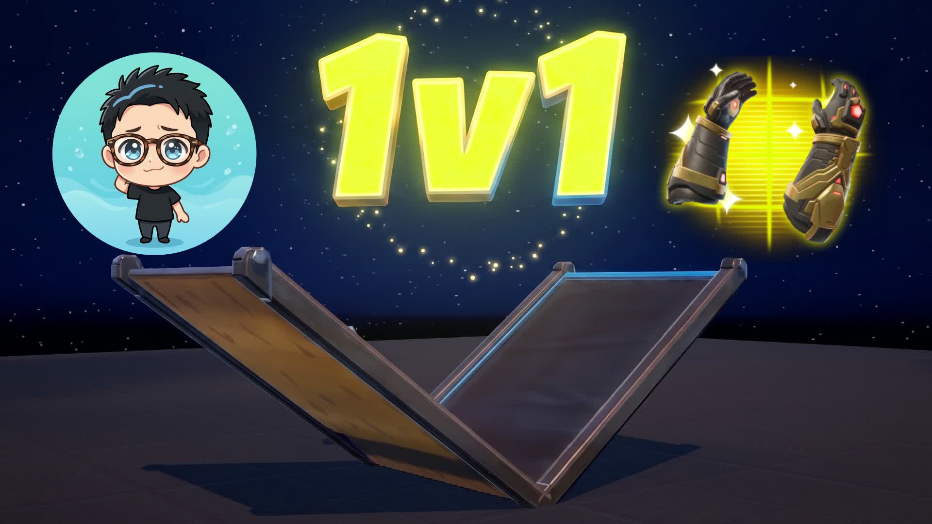 ウォーターの1v1練習場 Water 1v1 Practice Map