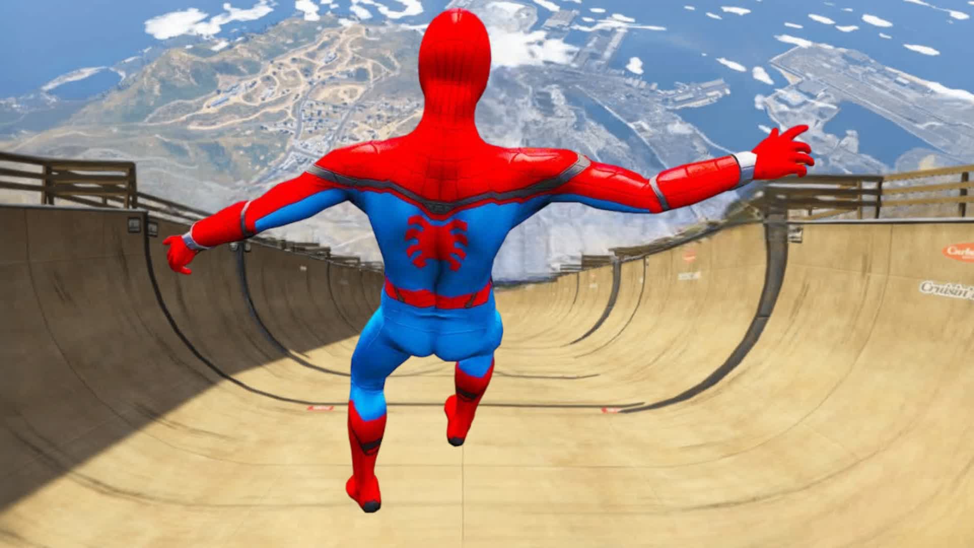SPIDERMAN MEGA RAMP - DEADPOOL