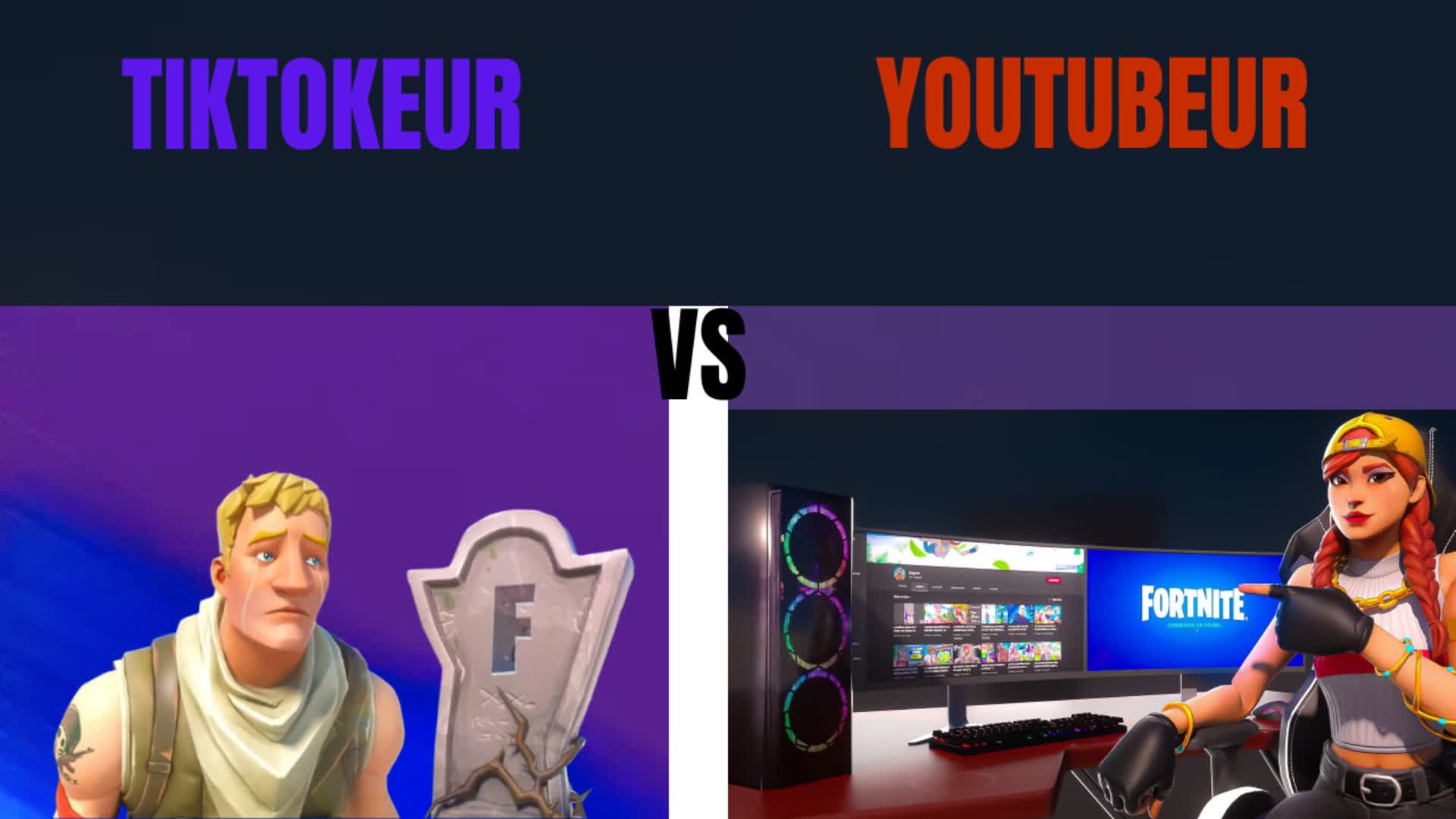 TIKTOKEUR VS YOUTUBEUR