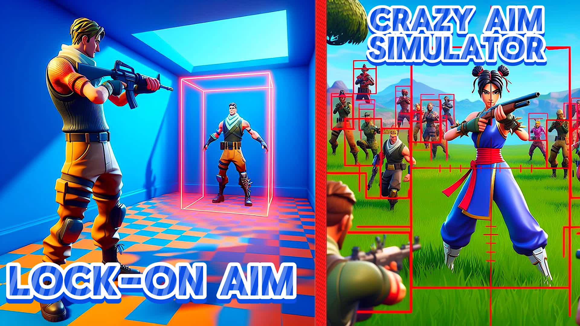 SUPER AIM SIMULATOR FFA - LOCK ON AIM