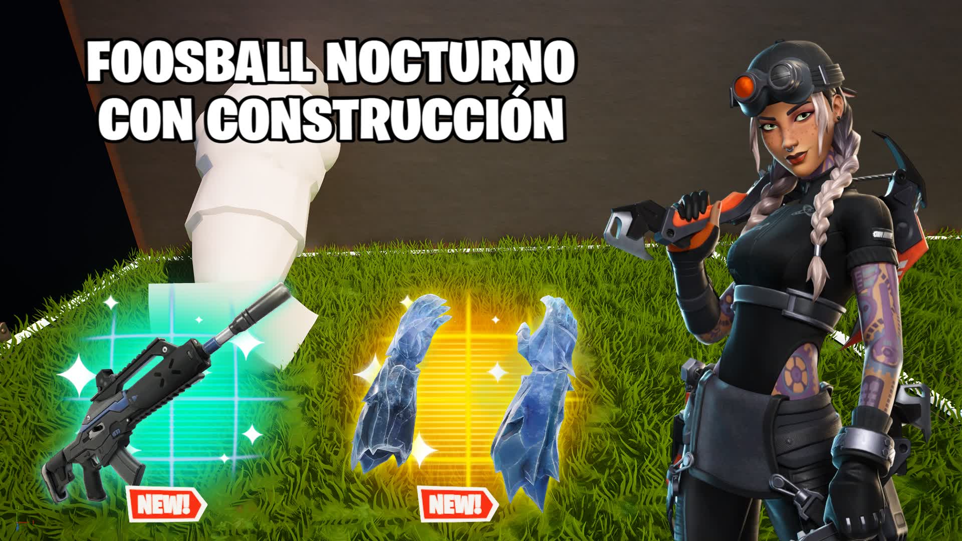 Foosball Nocturno con Construccion