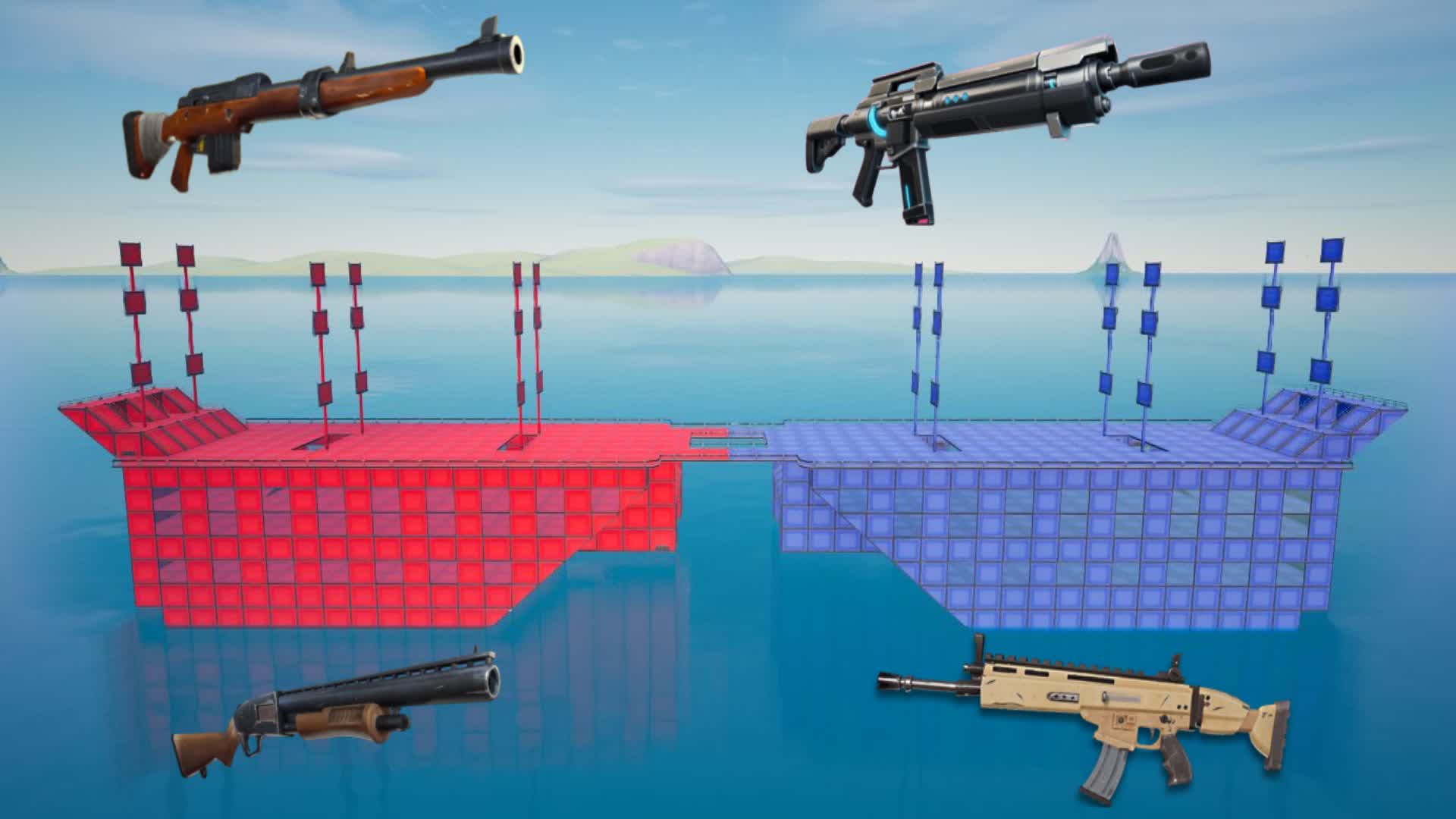 🏴‍☠️Pirate 🔴 RED vs BLUE 🔵