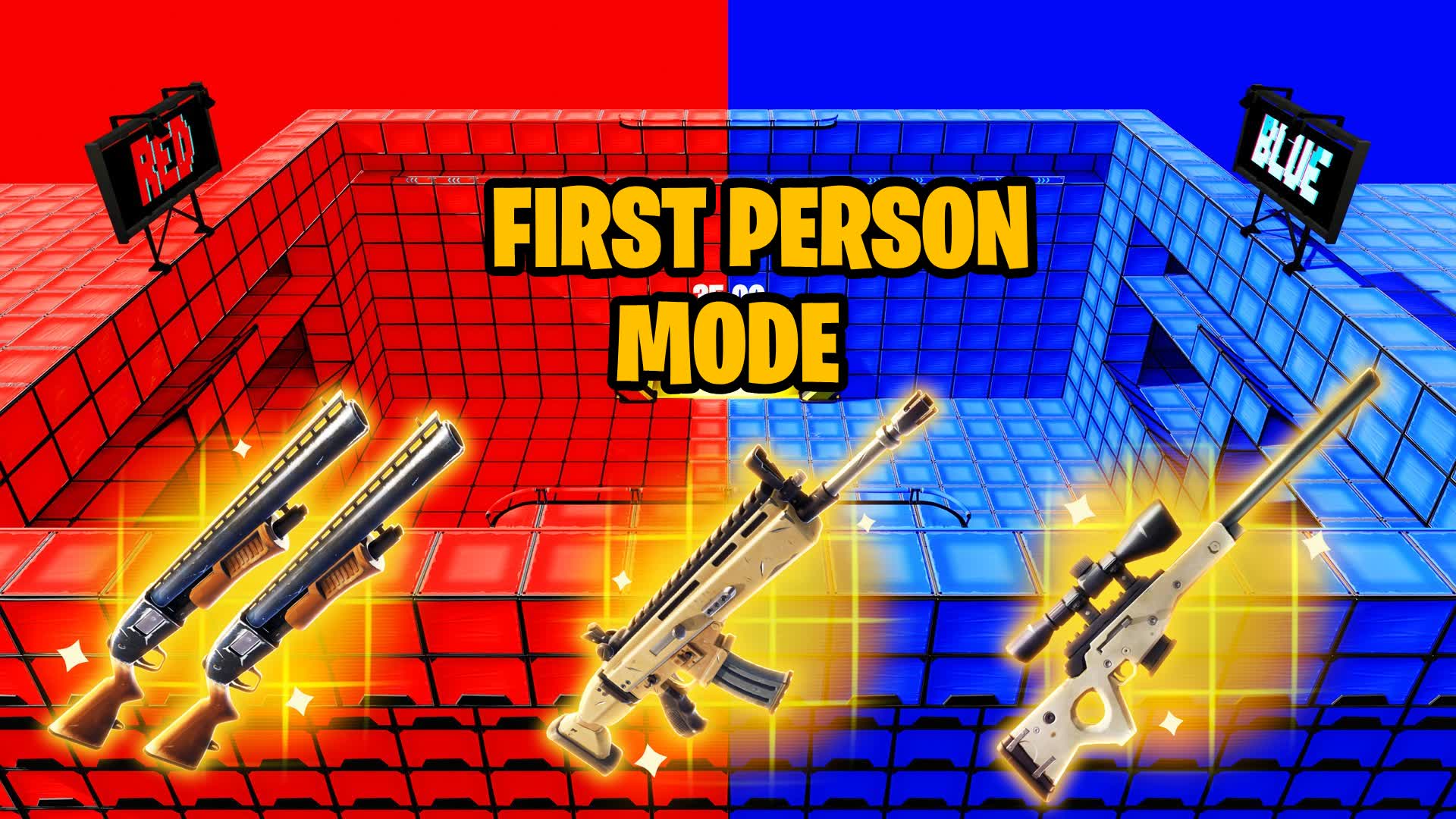 FIRST PERSON RED VS BLUE HEROS🔴🔵