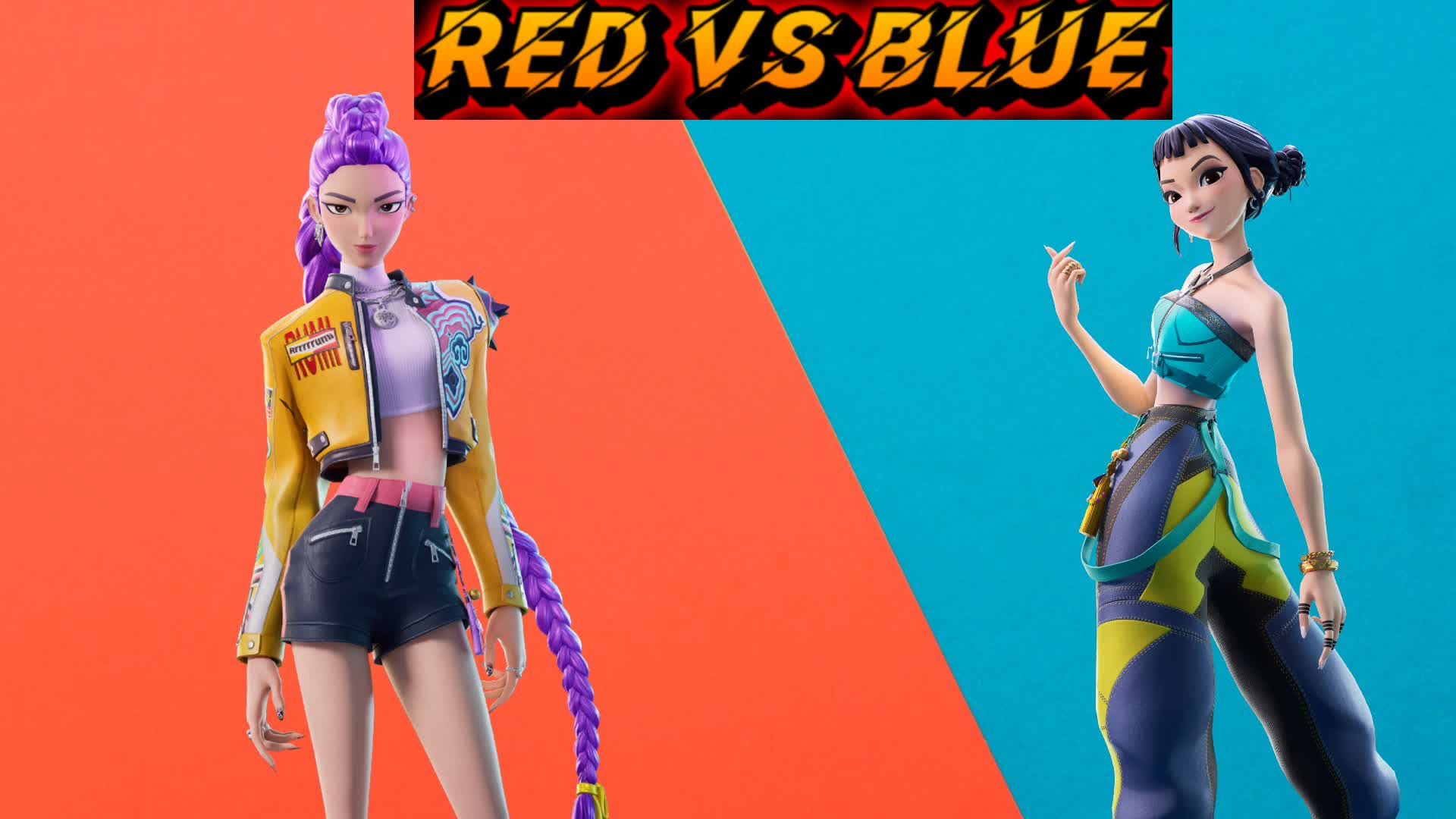 RED VS BLUE(KPOP DEMON INVASION)👺