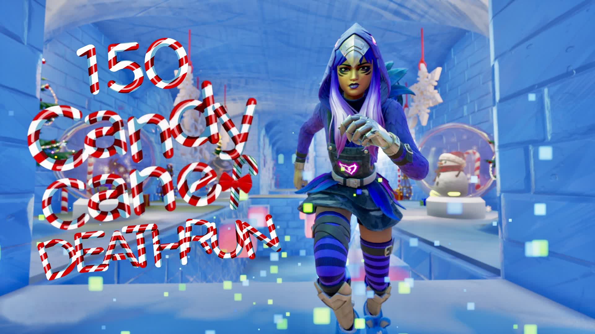 Candy Cane Deathrun - 150 levels