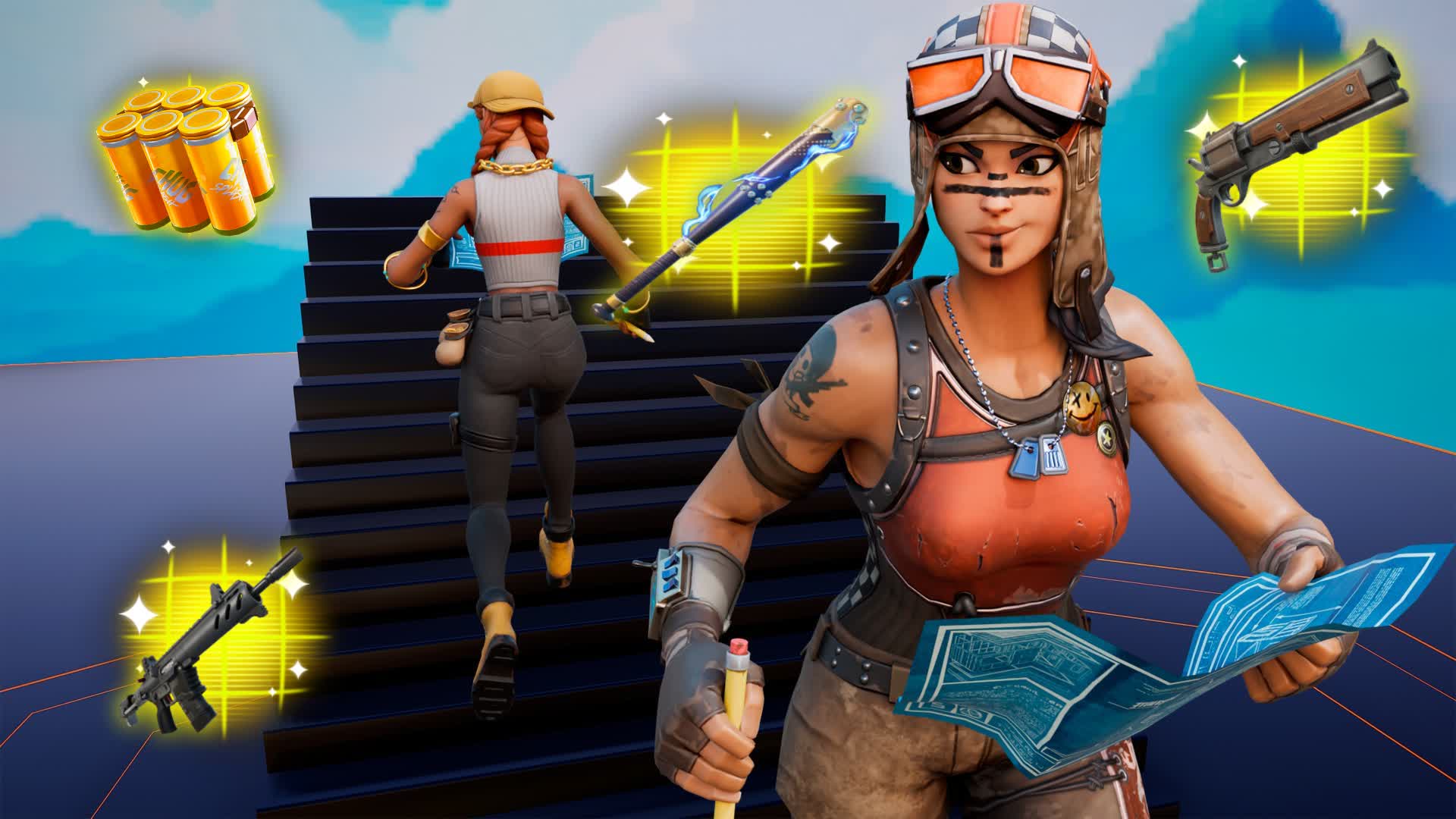 1v1 BUILD FIGHT Santa!