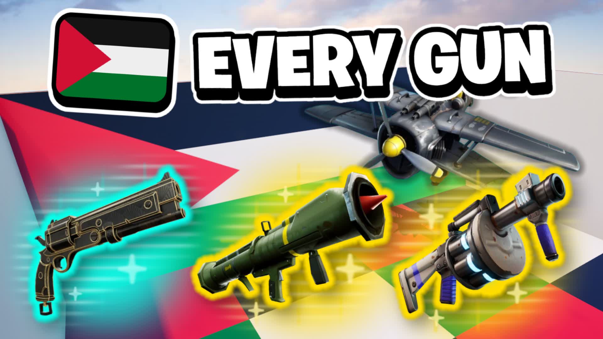 🇵🇸 فلسطين PALESTINE 1V1 EVERY GUN
