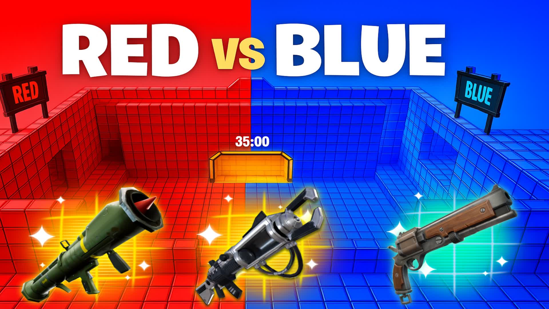 CRAZY RED VS BLUE