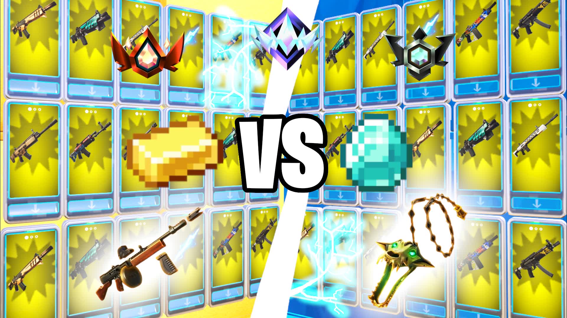 INSANE 💎DIAMOND VS GOLD🏆