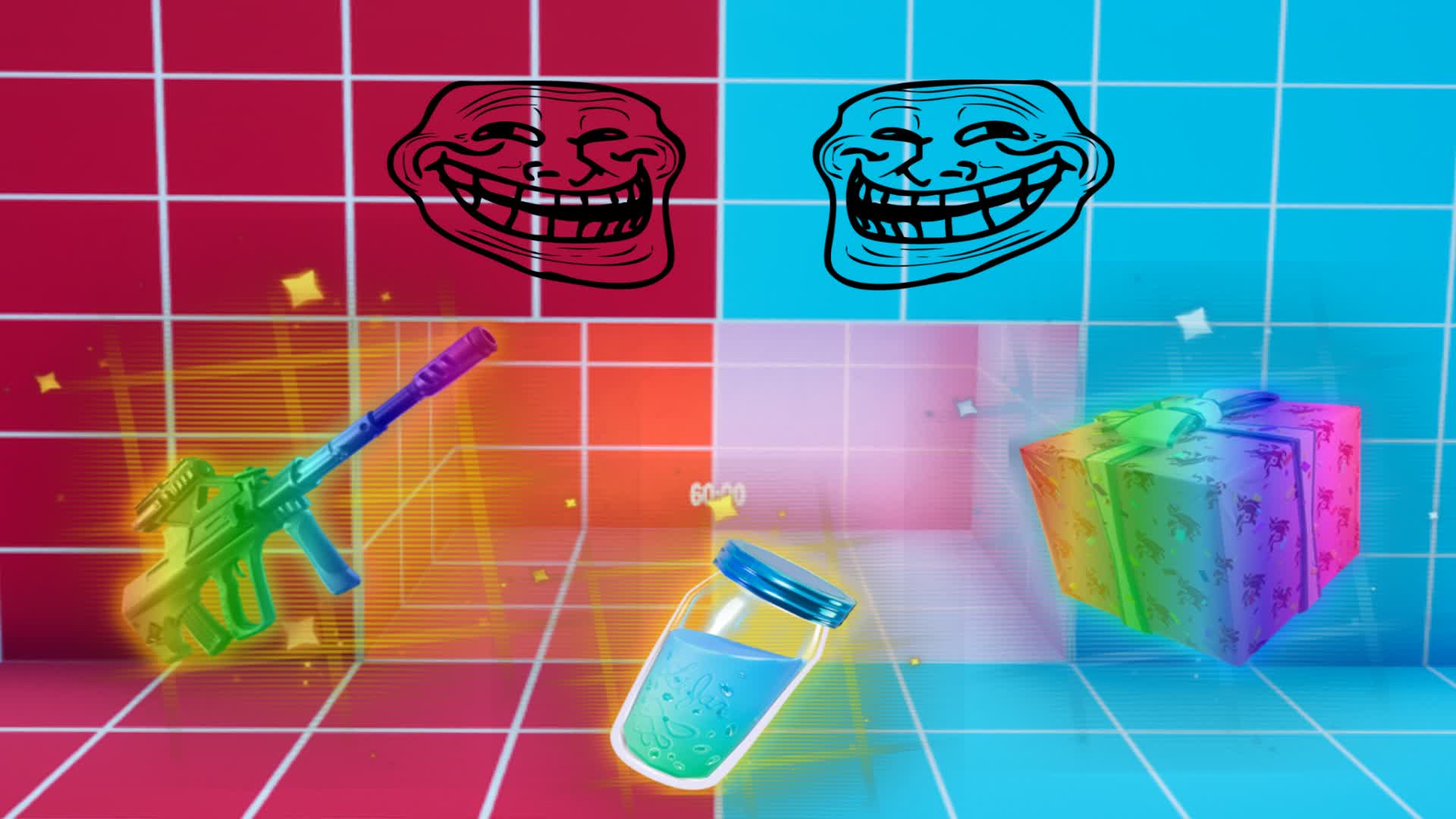 🤡TROLL🔴RED vs 🔵BLUE💥