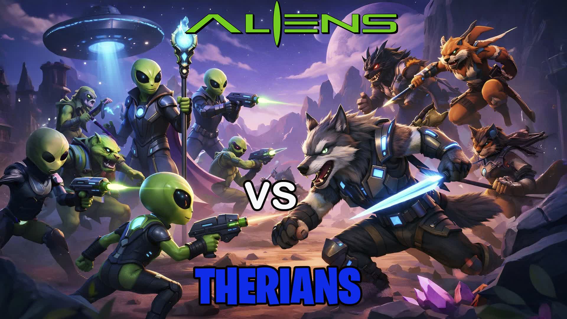 🦊 THERIANS vs ALIENS 👽