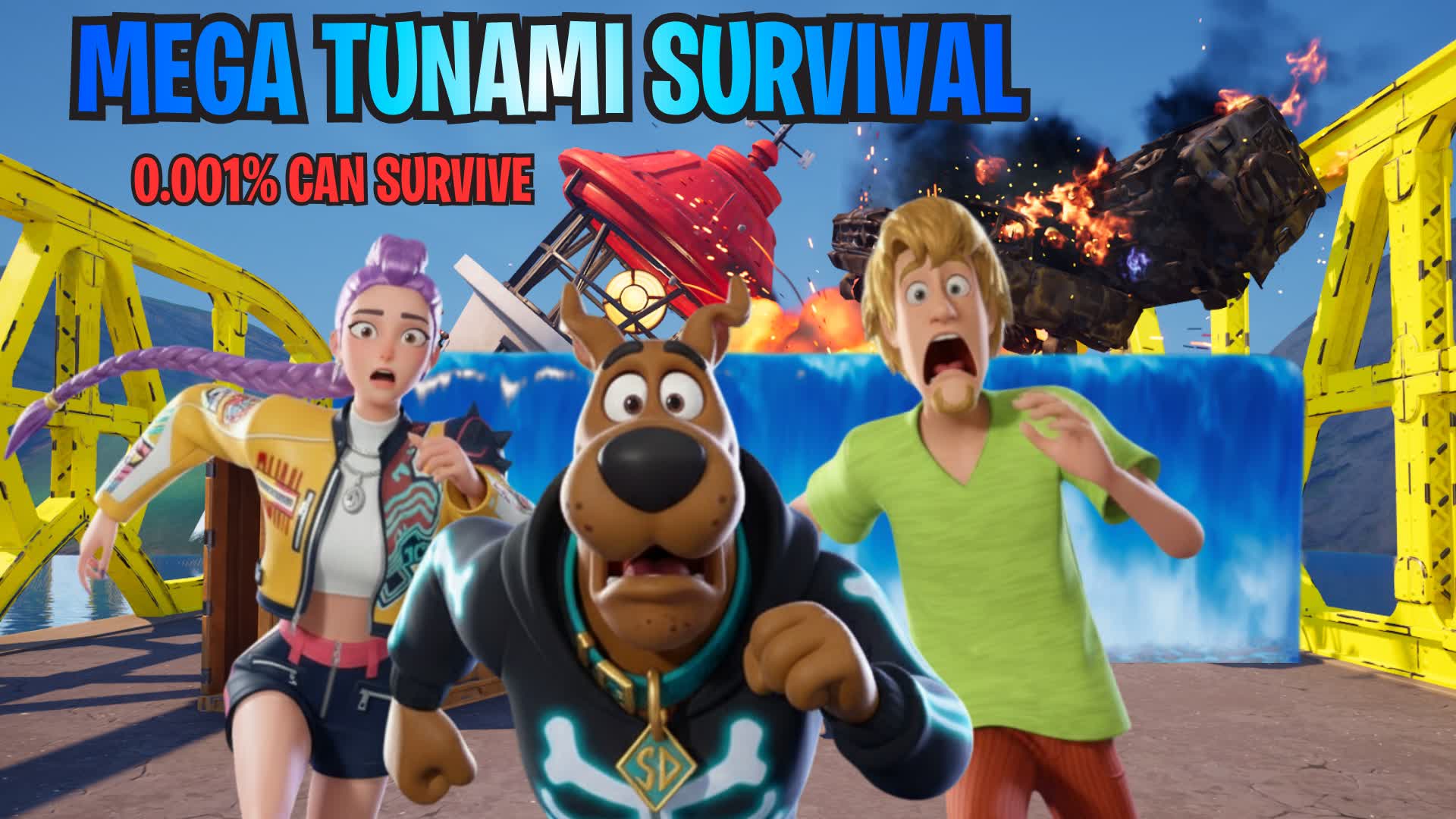 MEGA TSUNAMI  SURVIVAL🌊💀