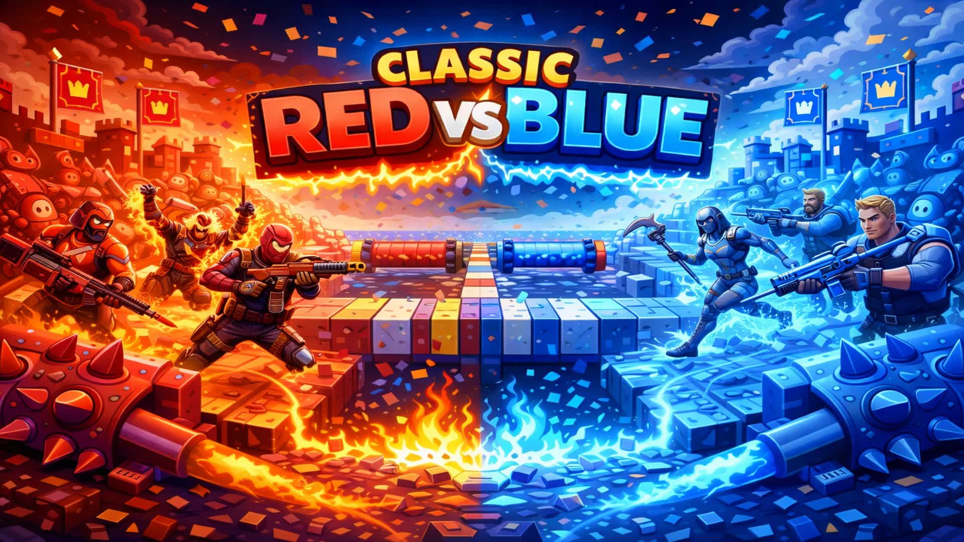 Classic Red vs Blue hard