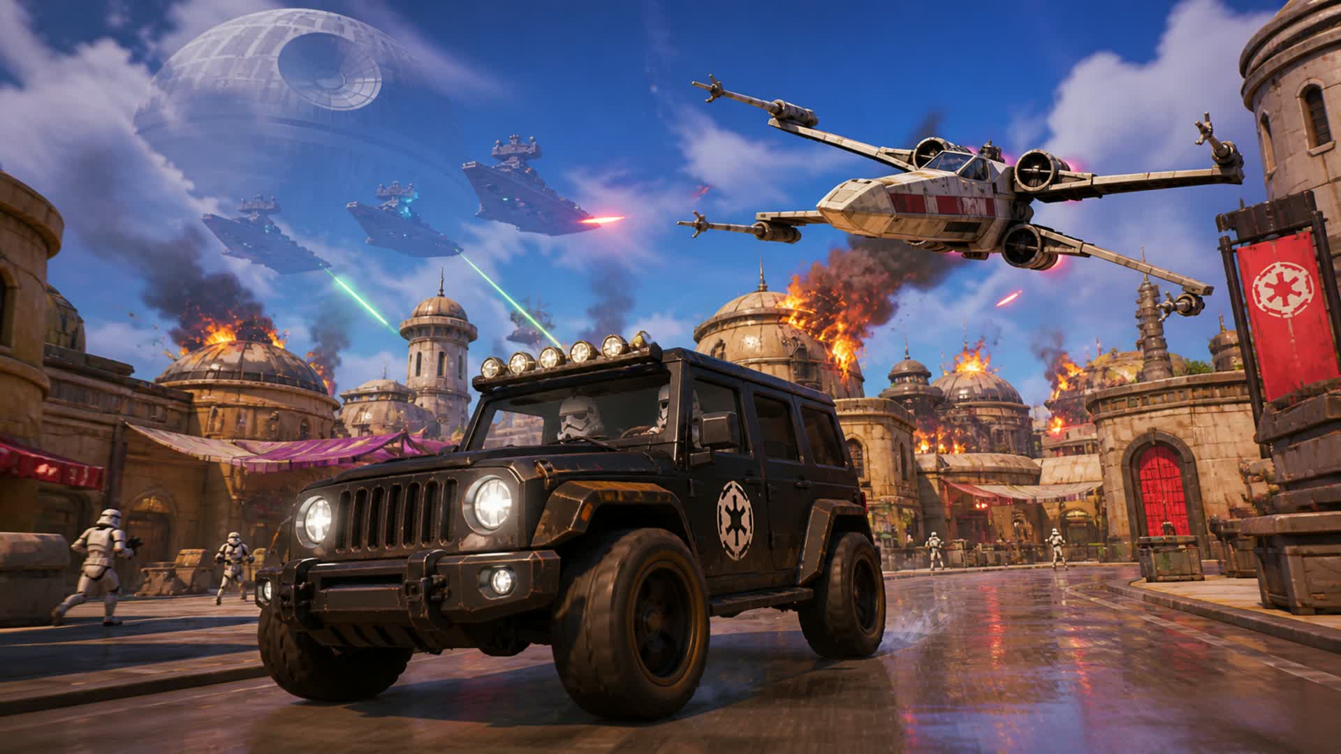 Star Wars Drive 🚗 All Weapons 🔫 FFA ⭐