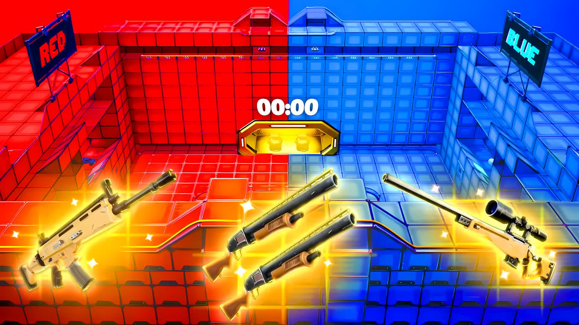 MEGA RED VS BLUE 🔴🔵