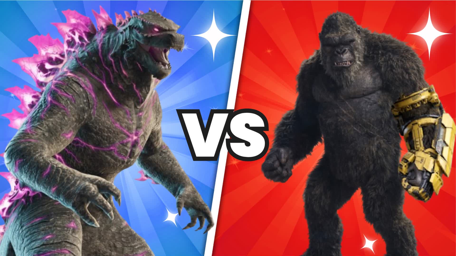 GODZILA VS KING KONG 🔴🔵UPDATED