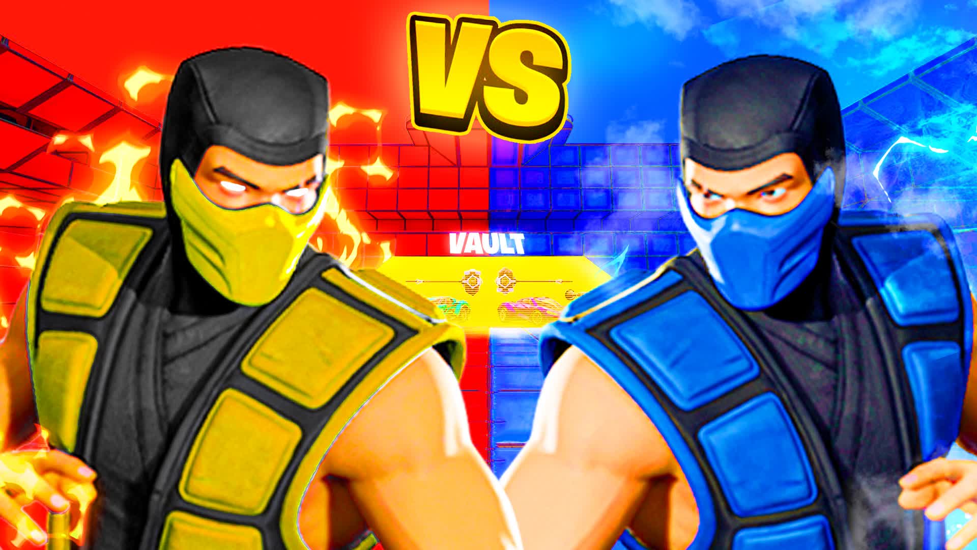 SUB-ZERO VS SCORPION 🔴🔵 RED VS BLUE
