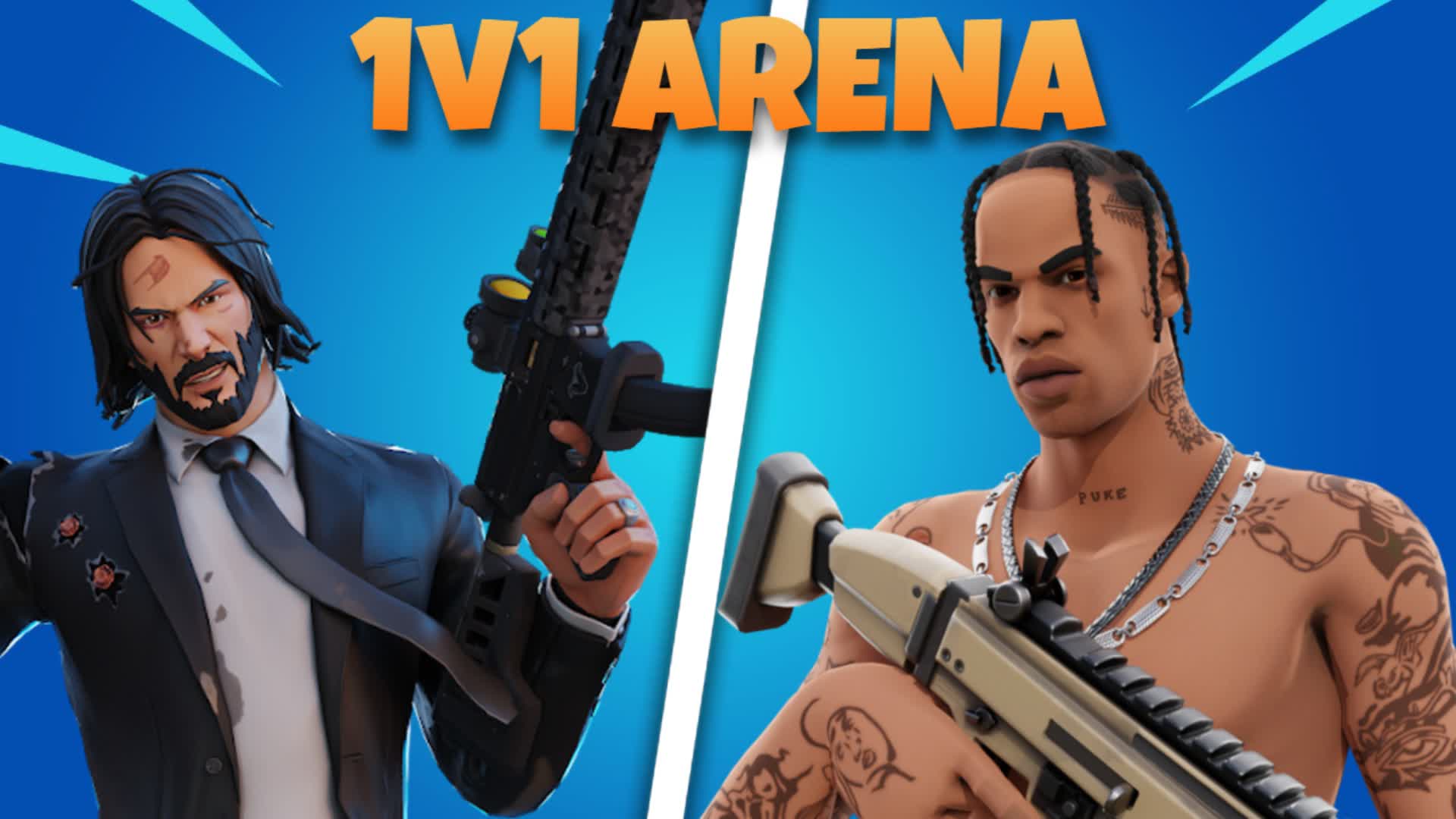 1V1 arena meme