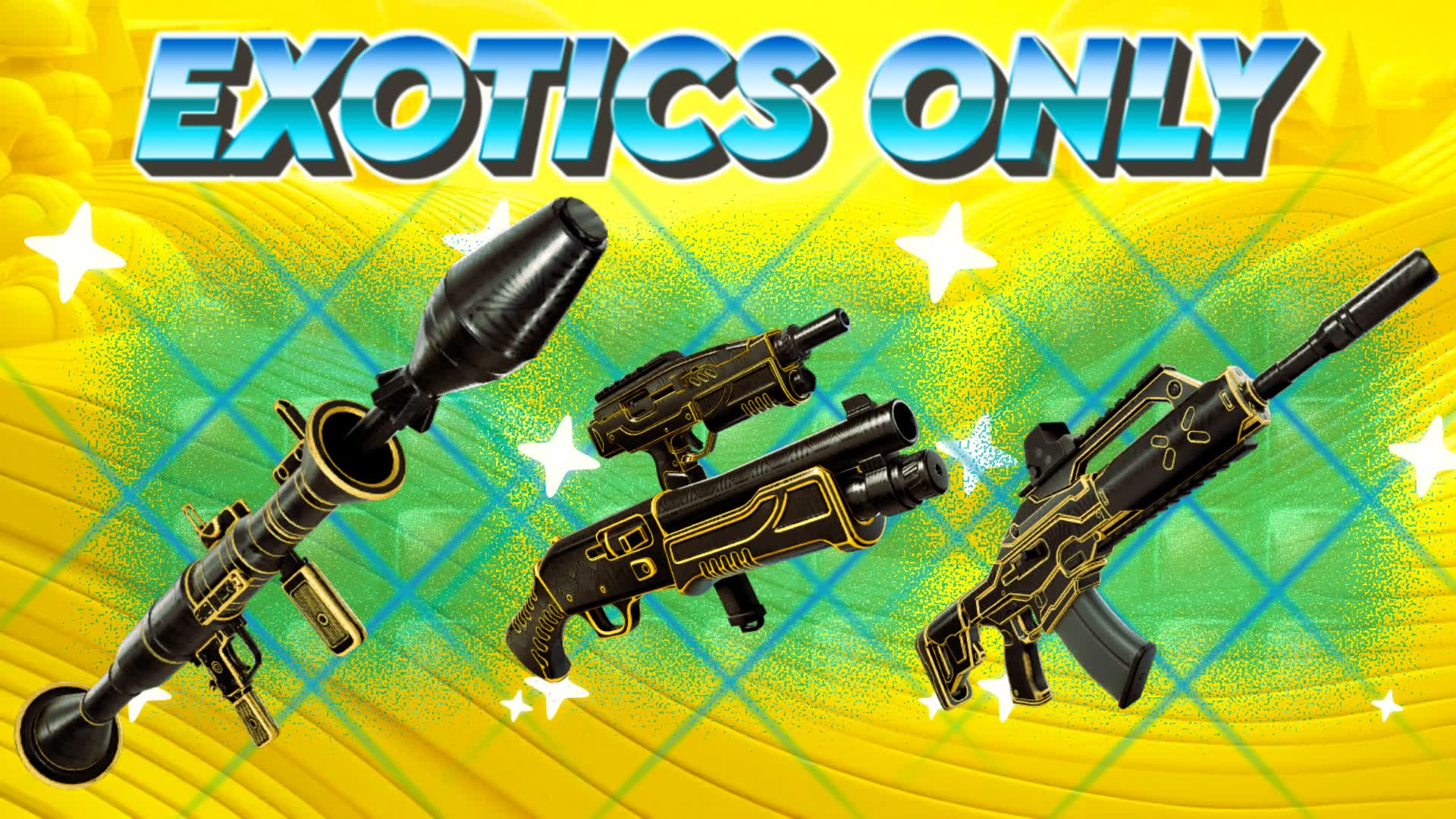 EXOTICS ONLY 🔫 GUN GAME Greasy Grove 🎯