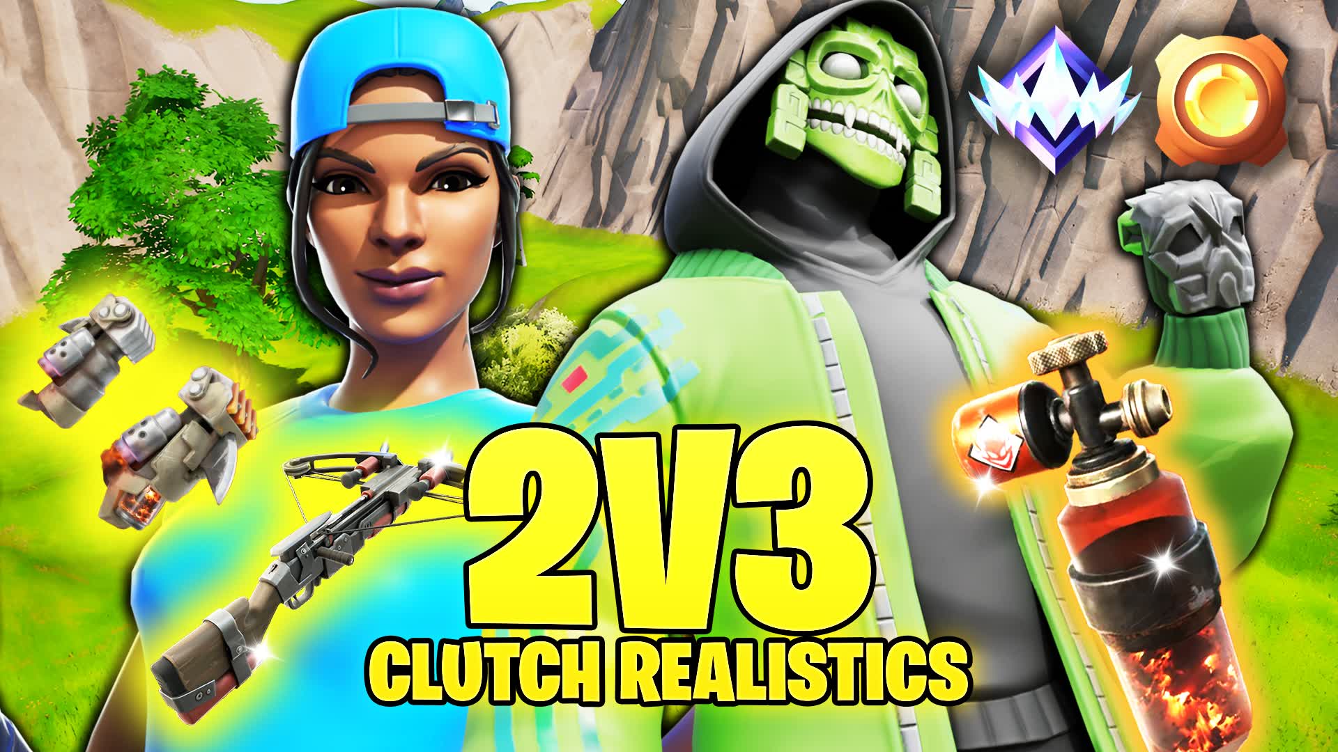 🎯 RANKED CLUTCH 2v3 REALISTICS