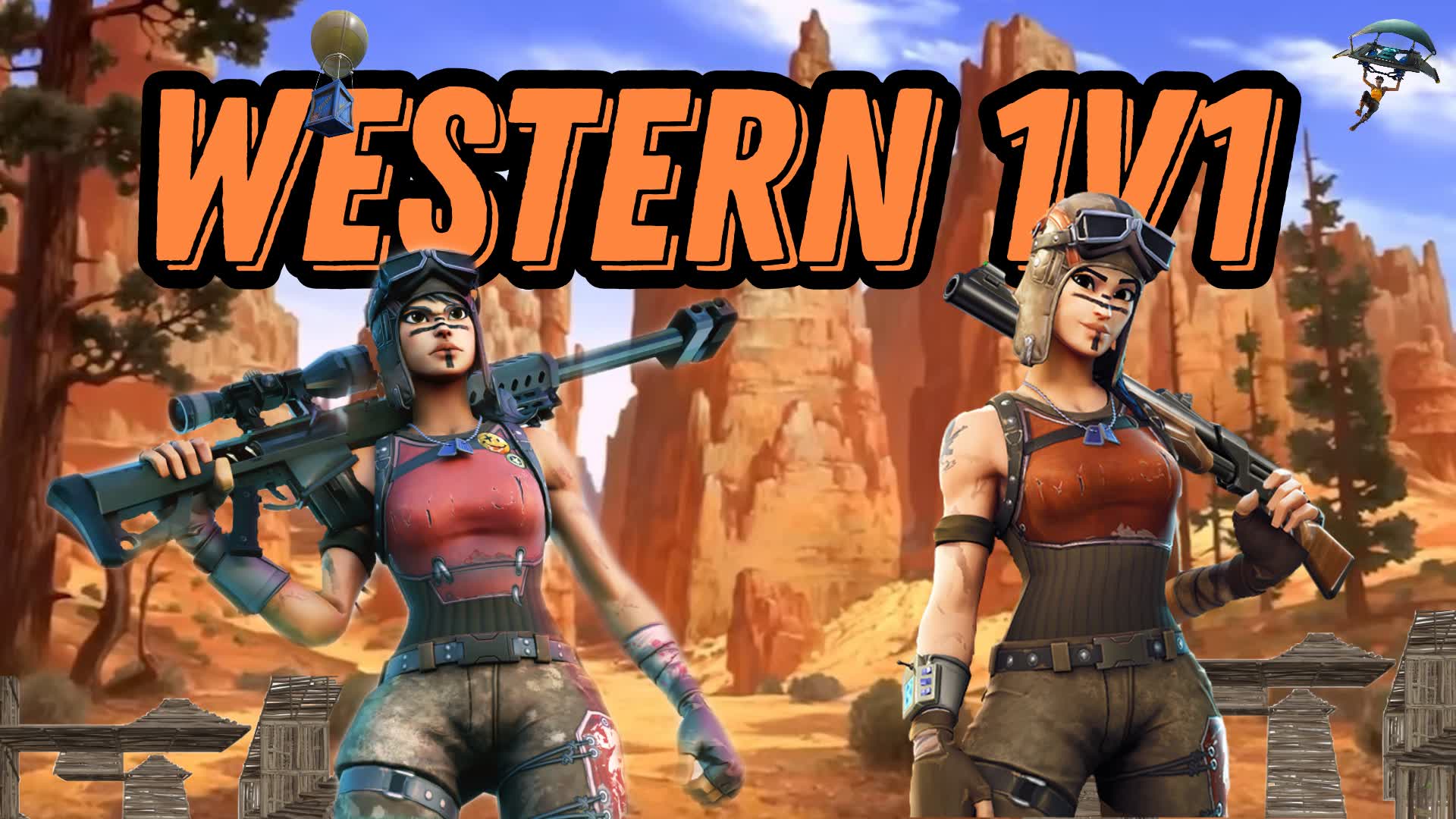 Western 1v1~🤠Classic Map!🥳