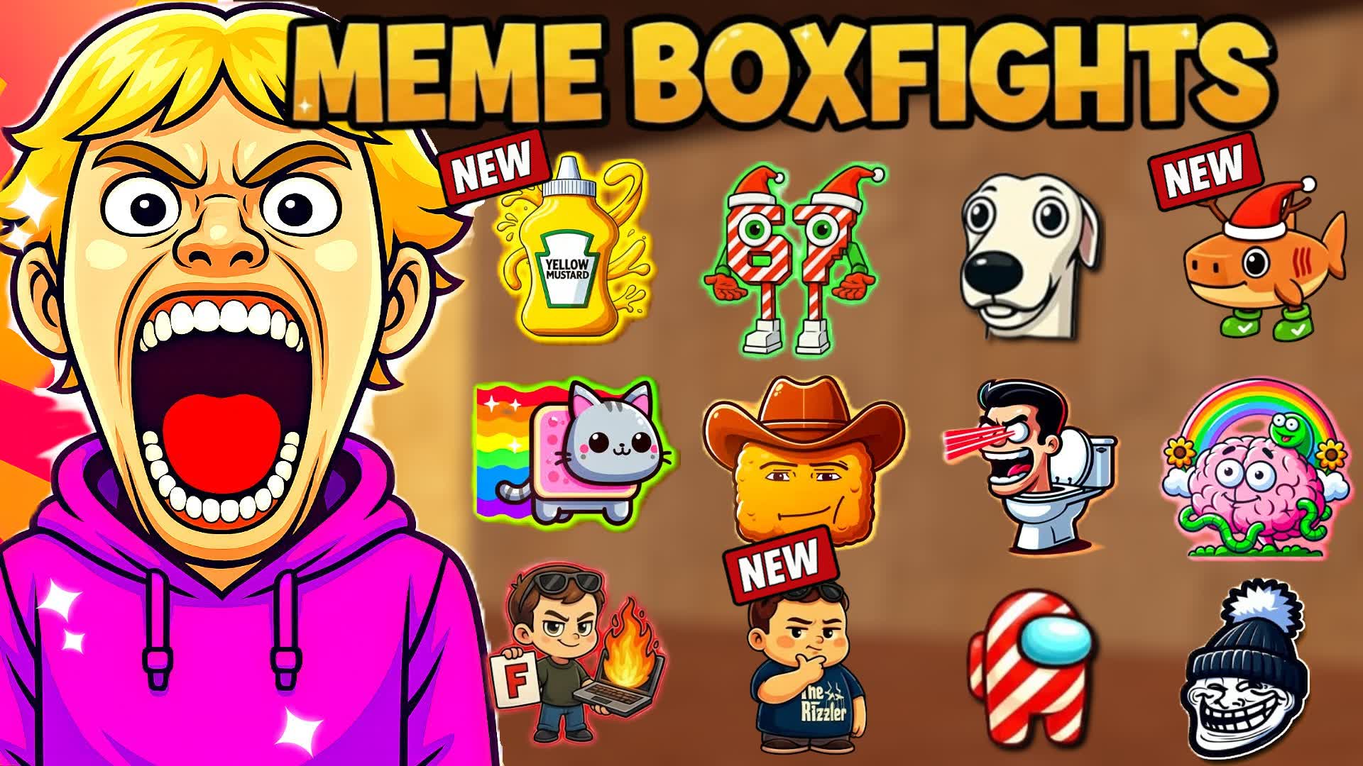 FUNNY TROLL BOXFIGHTS📦