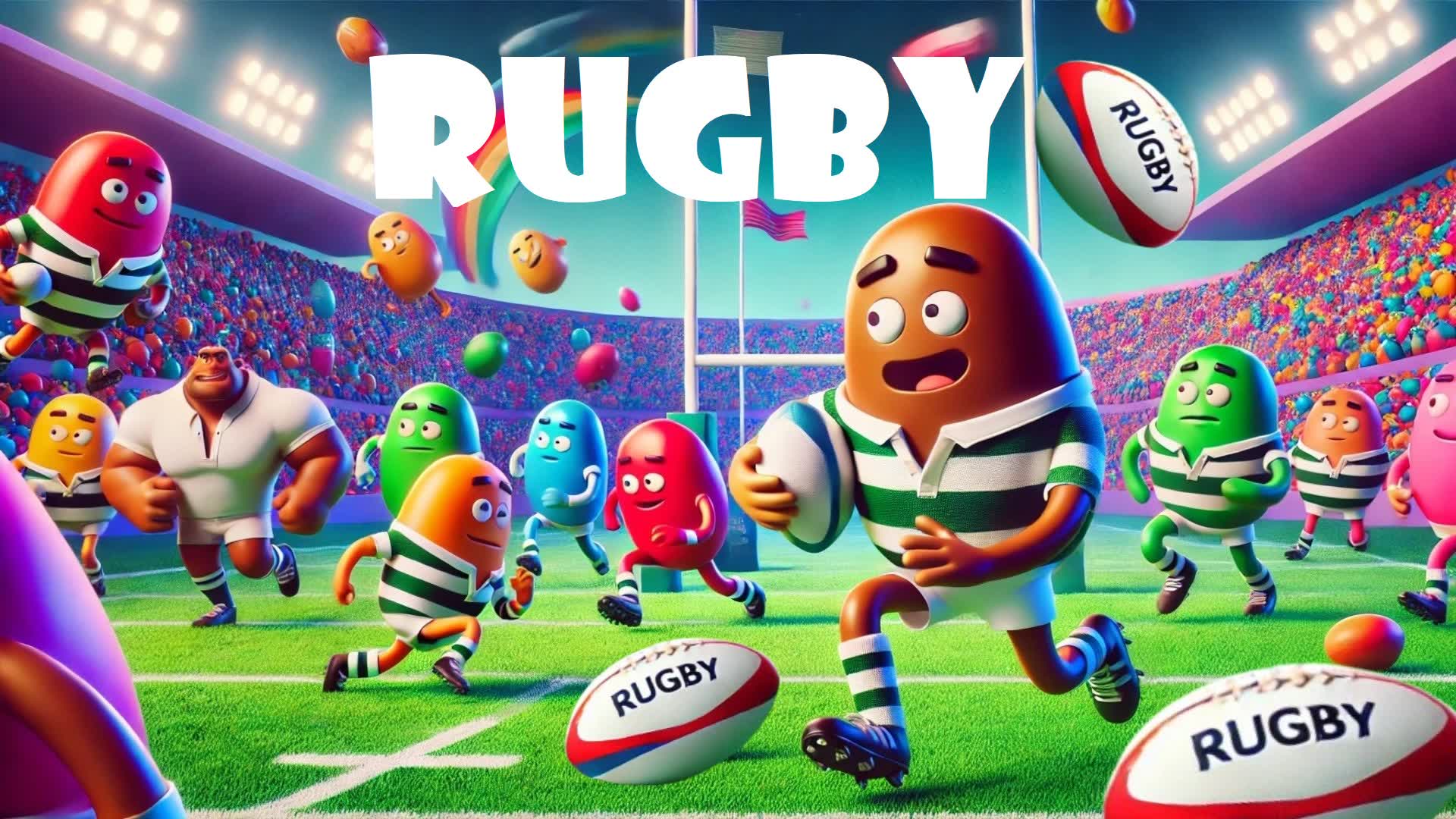FALL GUYS RED VS BLUE  WCR RUGBY
