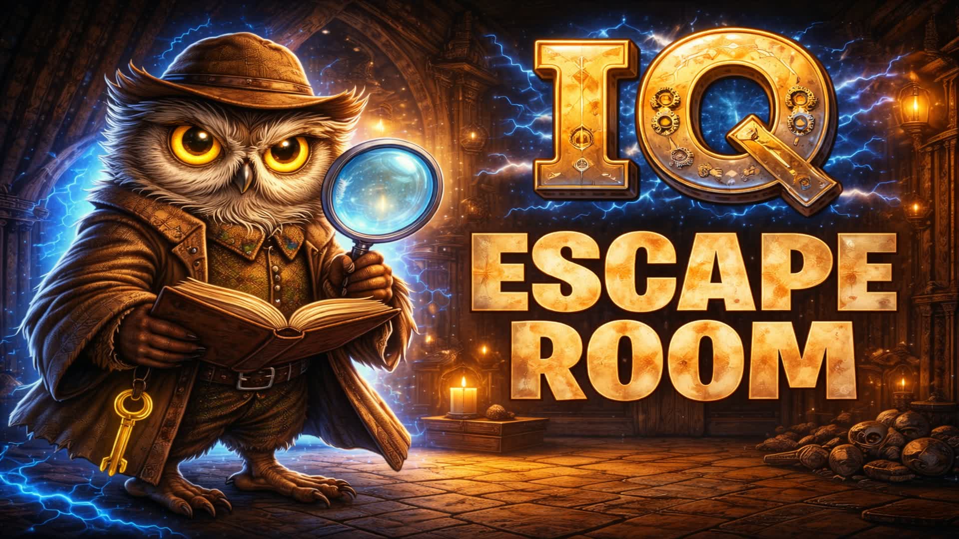 🎃Halloween Puzzle IQ ESCAPE ROOM 🧠