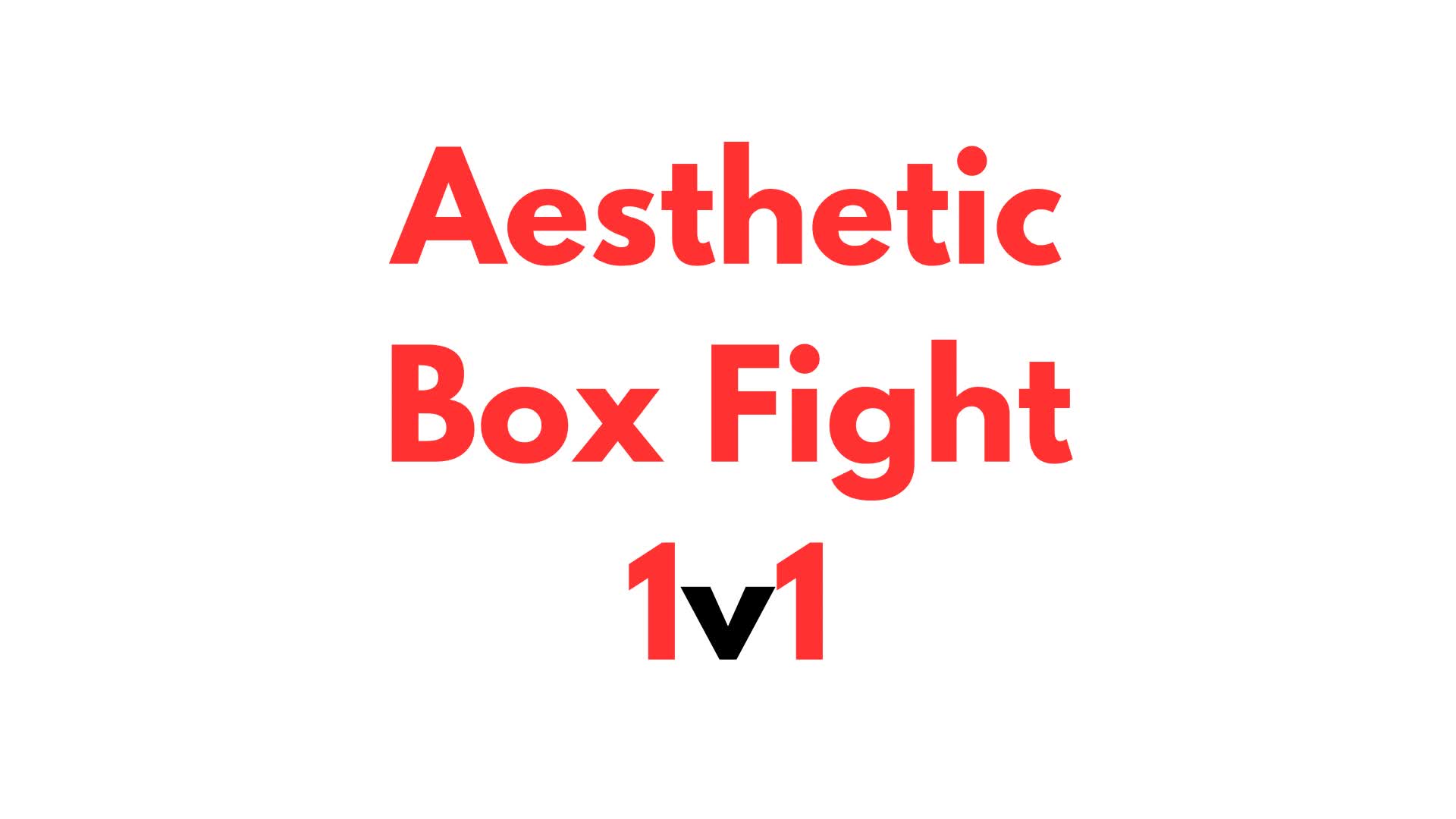 🛠️ Aesthetic Box Fight 1v1 👑