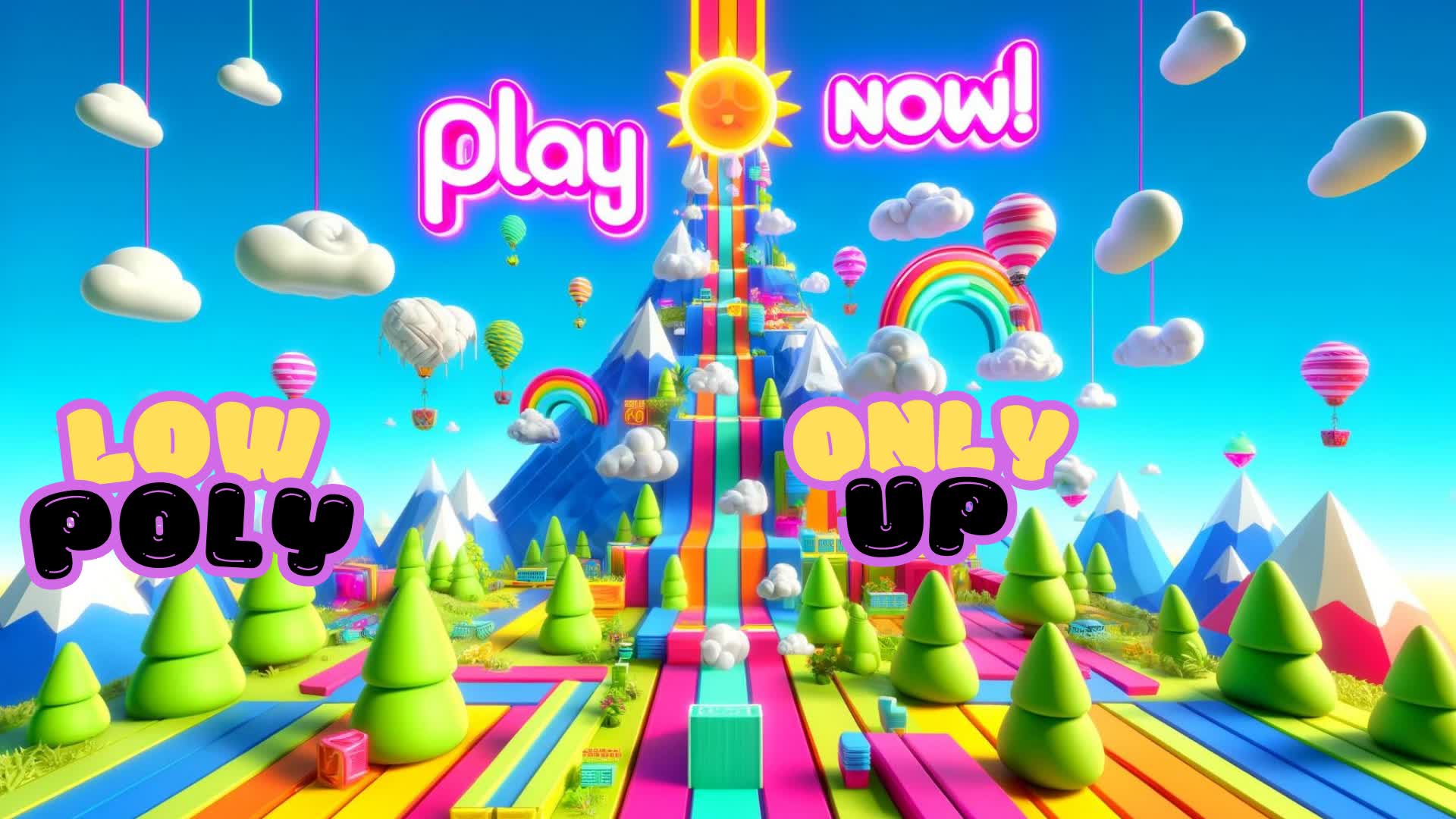 🍄 ONLY UP ⬆️PARKOUR🍄 LOW POLY 🌳FUN ✨