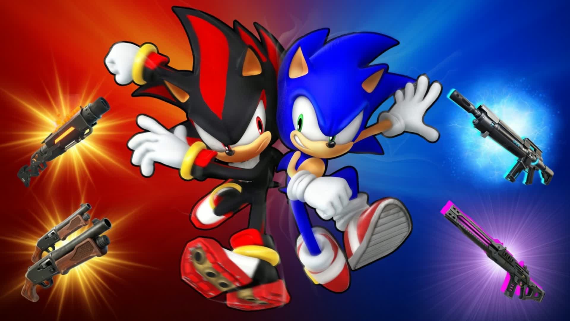 SONIC VS SHADOW