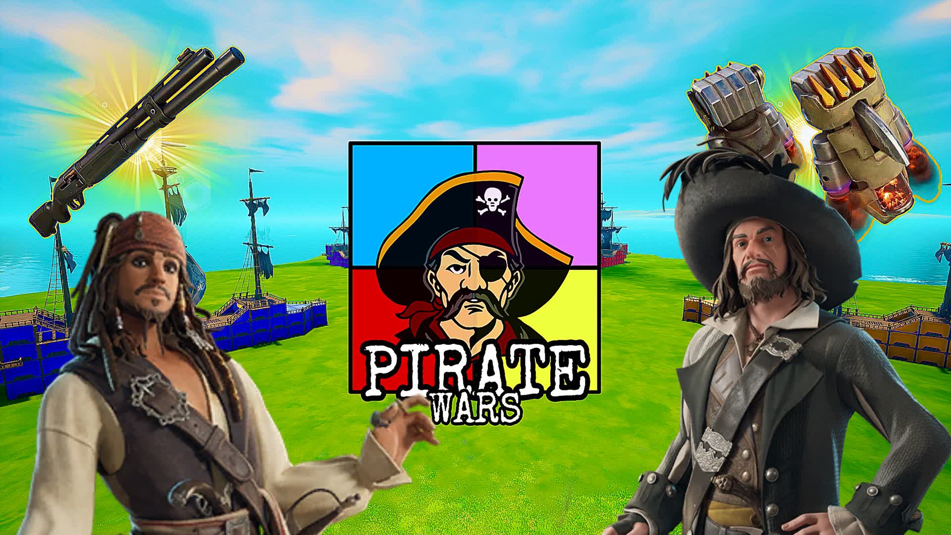 🏴PIRATE WARS! Zone Wars 🏴‍☠ *NEW GUNS*