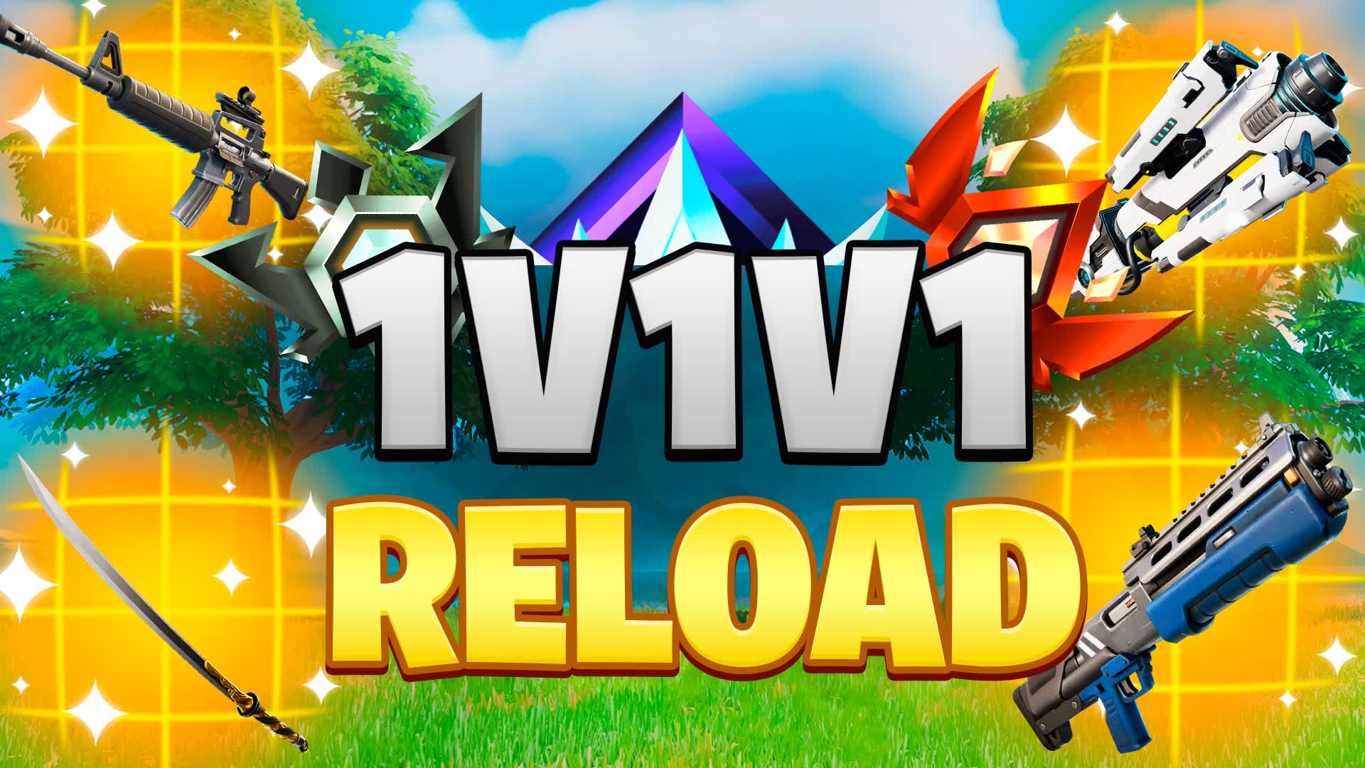🎯⚔️1V1V1⚔️🎯CHAOS RELOAD