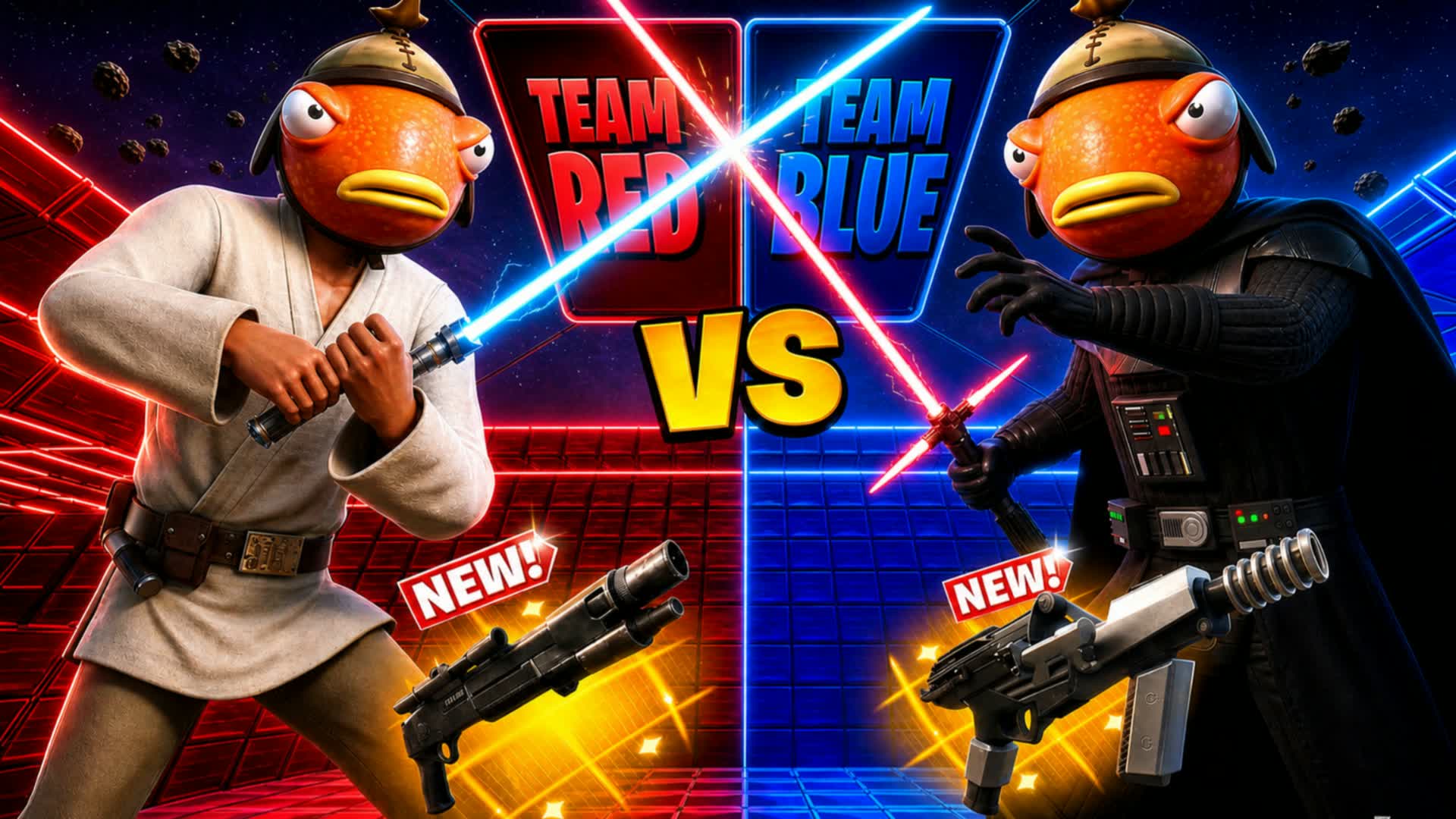 EPIC RED VS BLUE (STAR WARS)