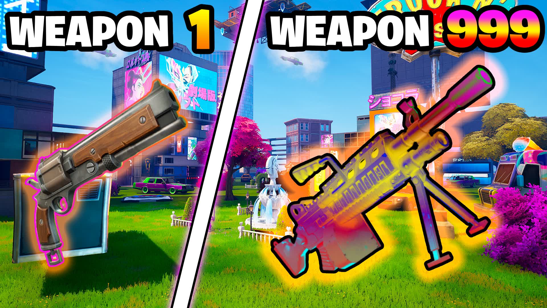 Mega💥Neon🌟City ✨One Shot🎯Gun🔫Game
