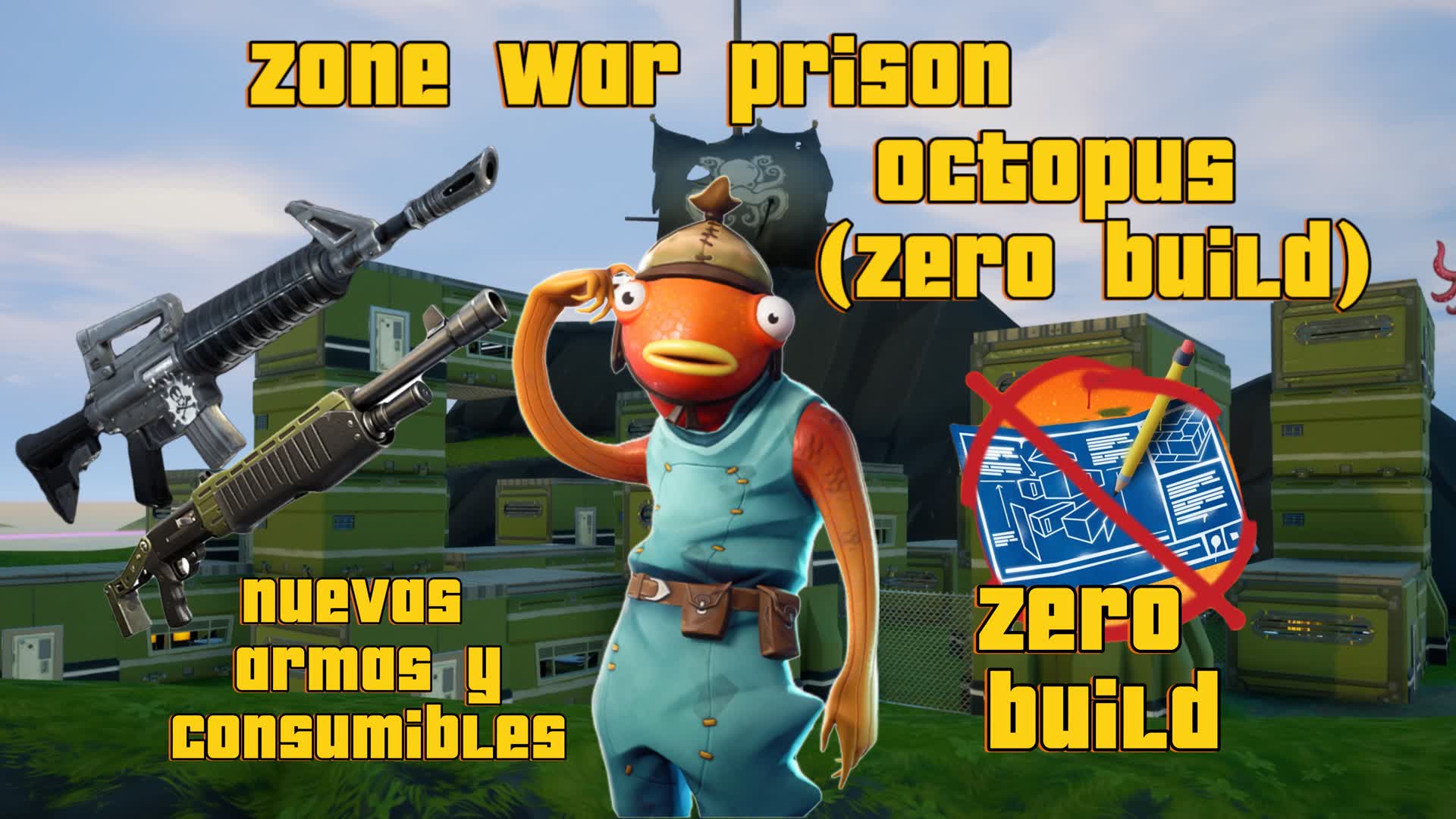 zone war prison octopus (zero build) 🐙