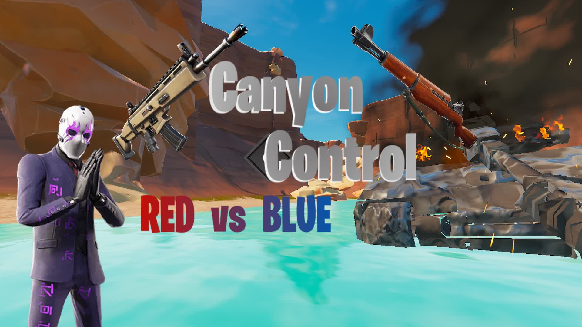 RED 🟥vs BLUE🟦 | CONTROL CANYON 🏳️