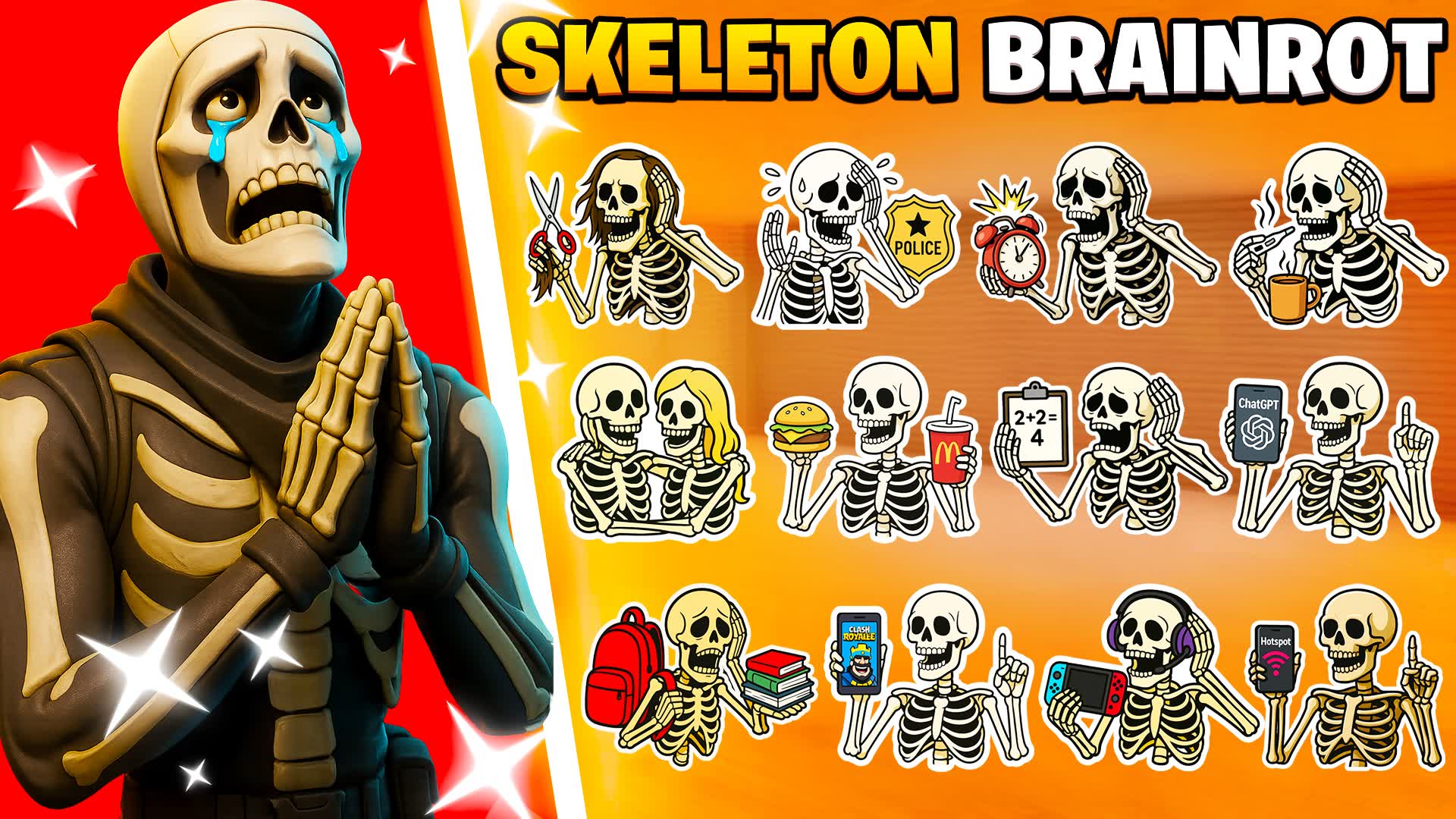 💀SKELETON BRAINROT MEME BOXFIGHTS 📦BOX