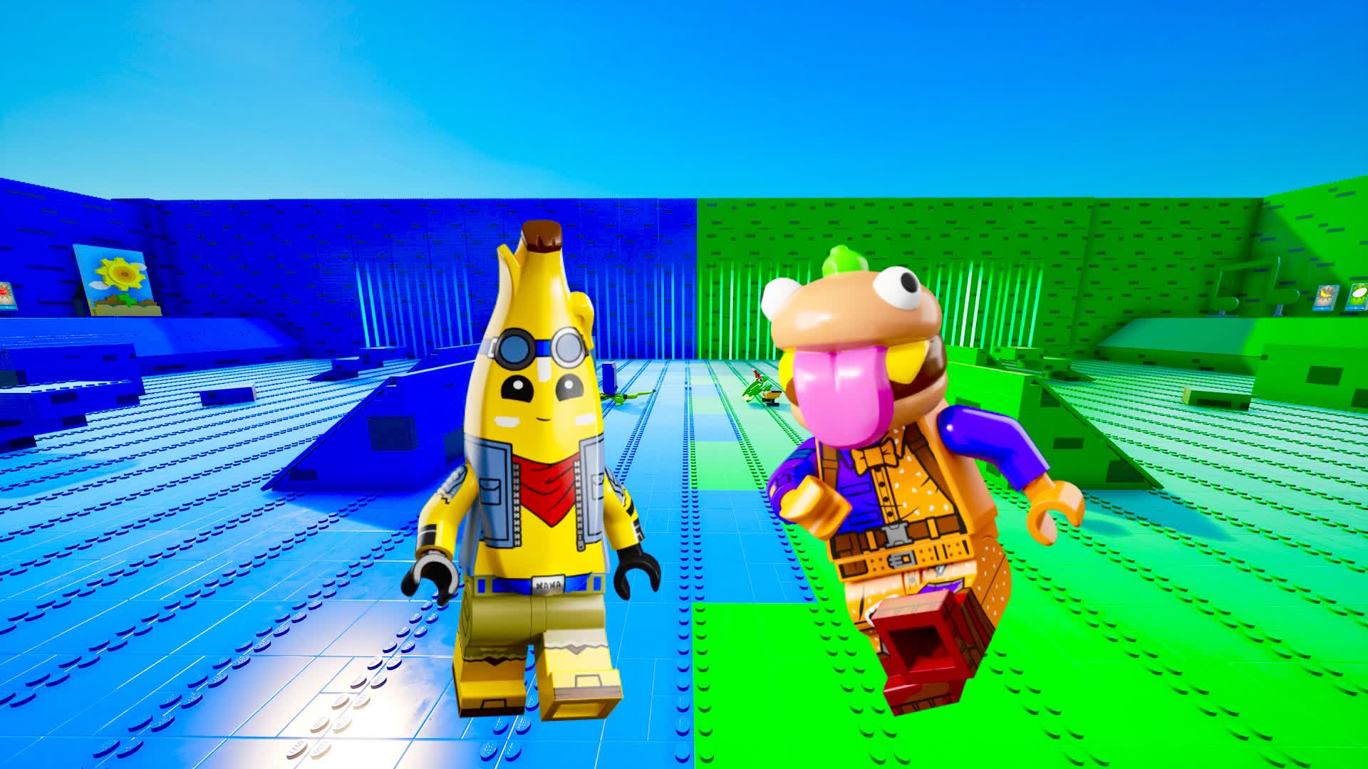 BRICK GREEN VS BLUE