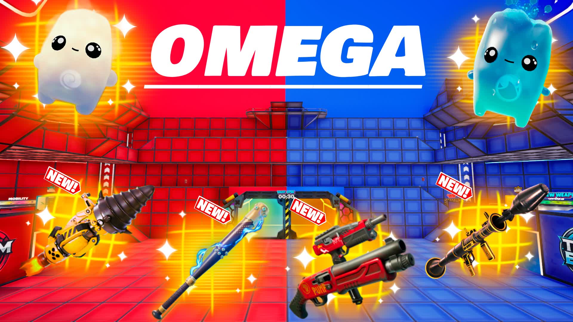 OMEGA RED VS BLUE 🔴🔵