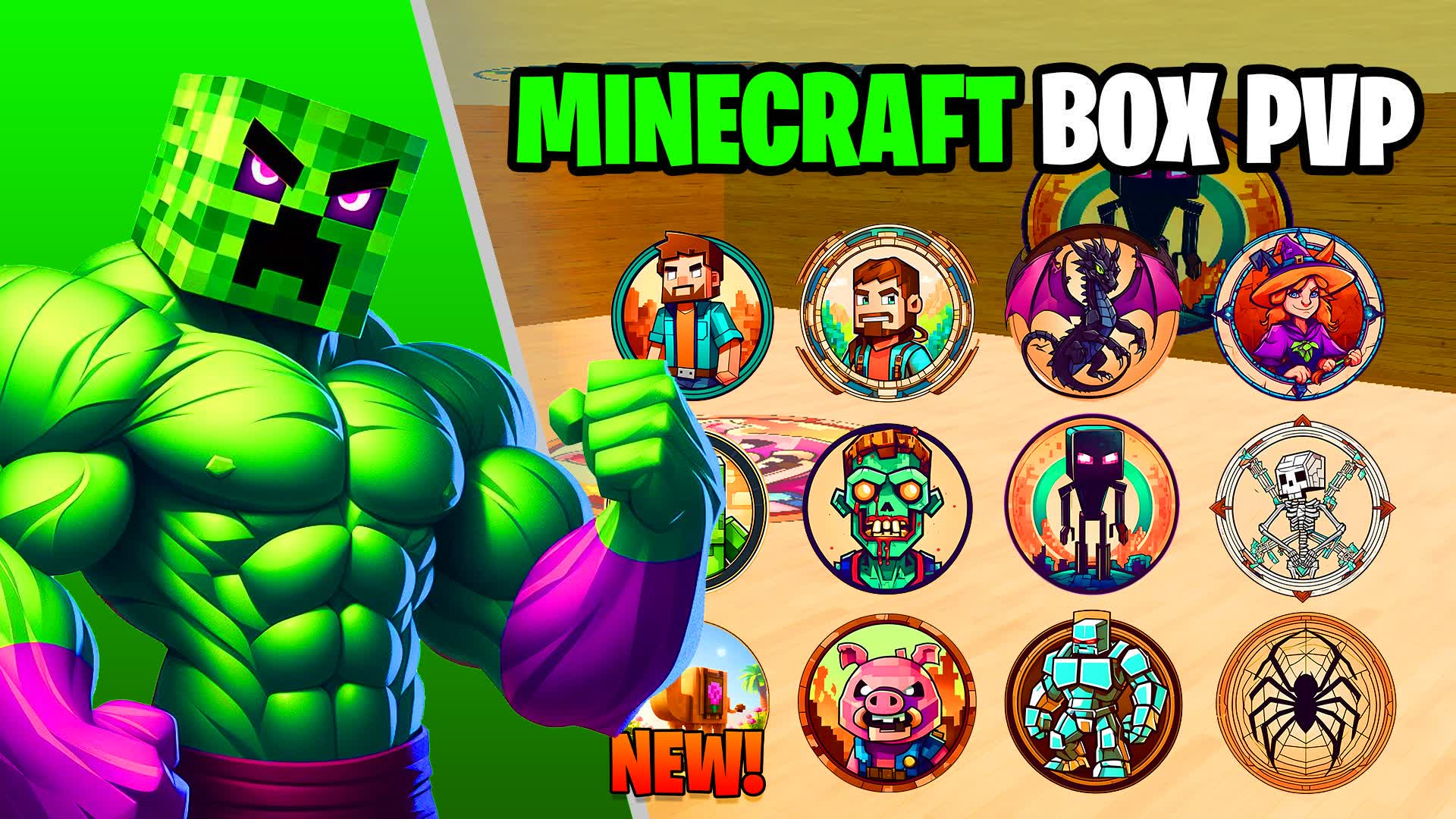 🌲MINECRAFT BOX PVP📦