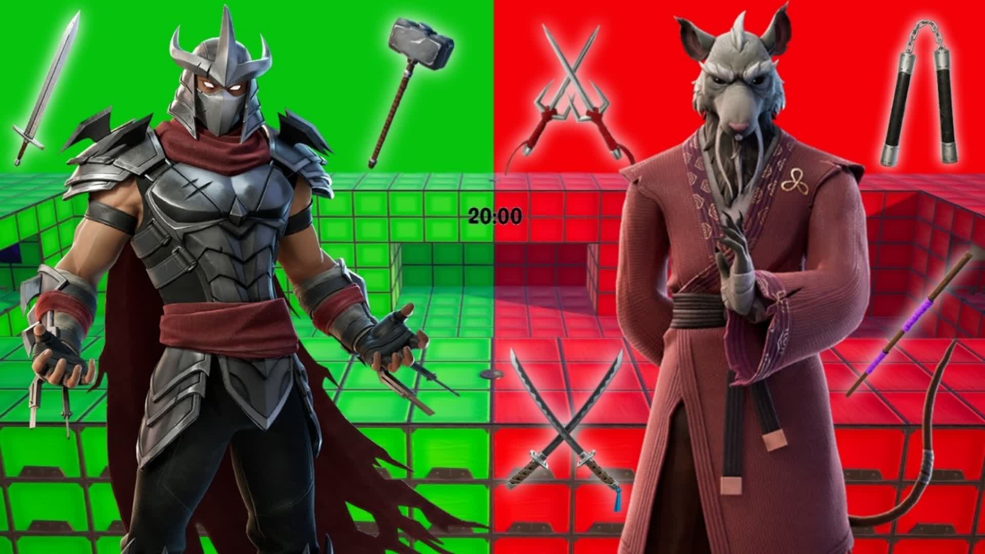 🔫SPLINTER VS SHREDDER🔫
