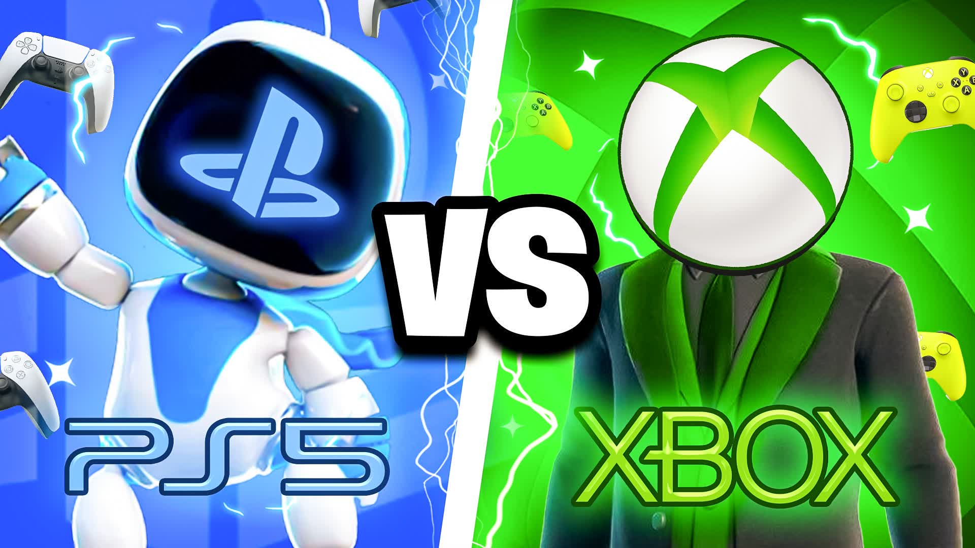 💙PLAYSTATION VS XBOX💚🔴RED VS BLUE🔵