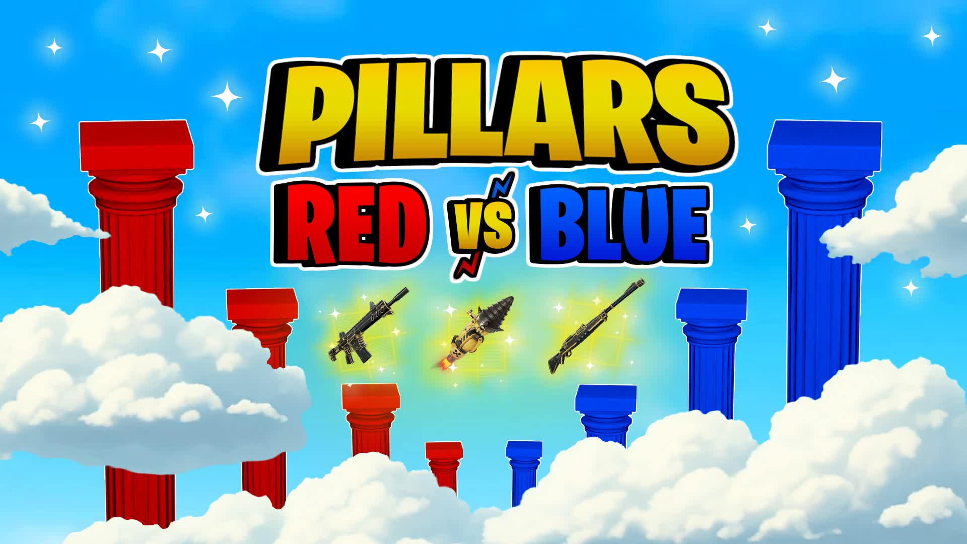 PILLARS RED VS BLUE 🔴🔵