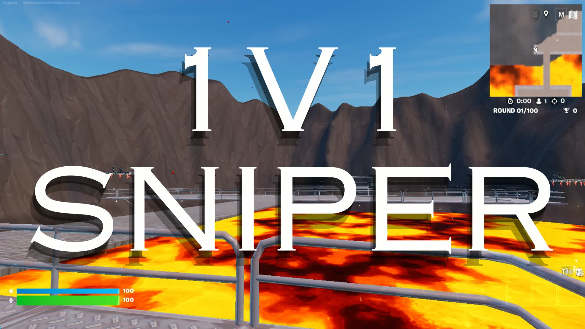 1 v 1 Sniper Volcano