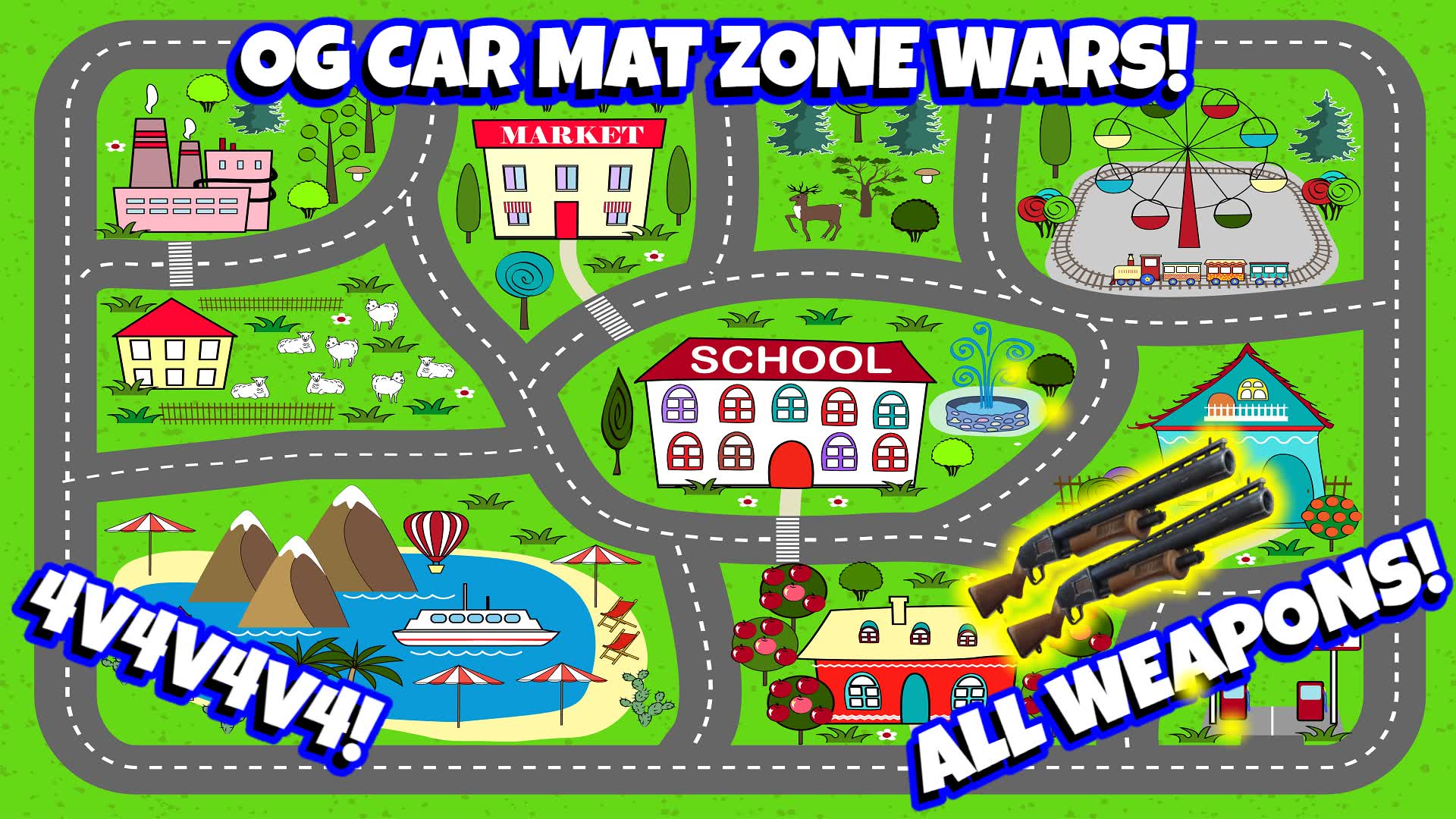 OG CAR MAT ZONE WARS