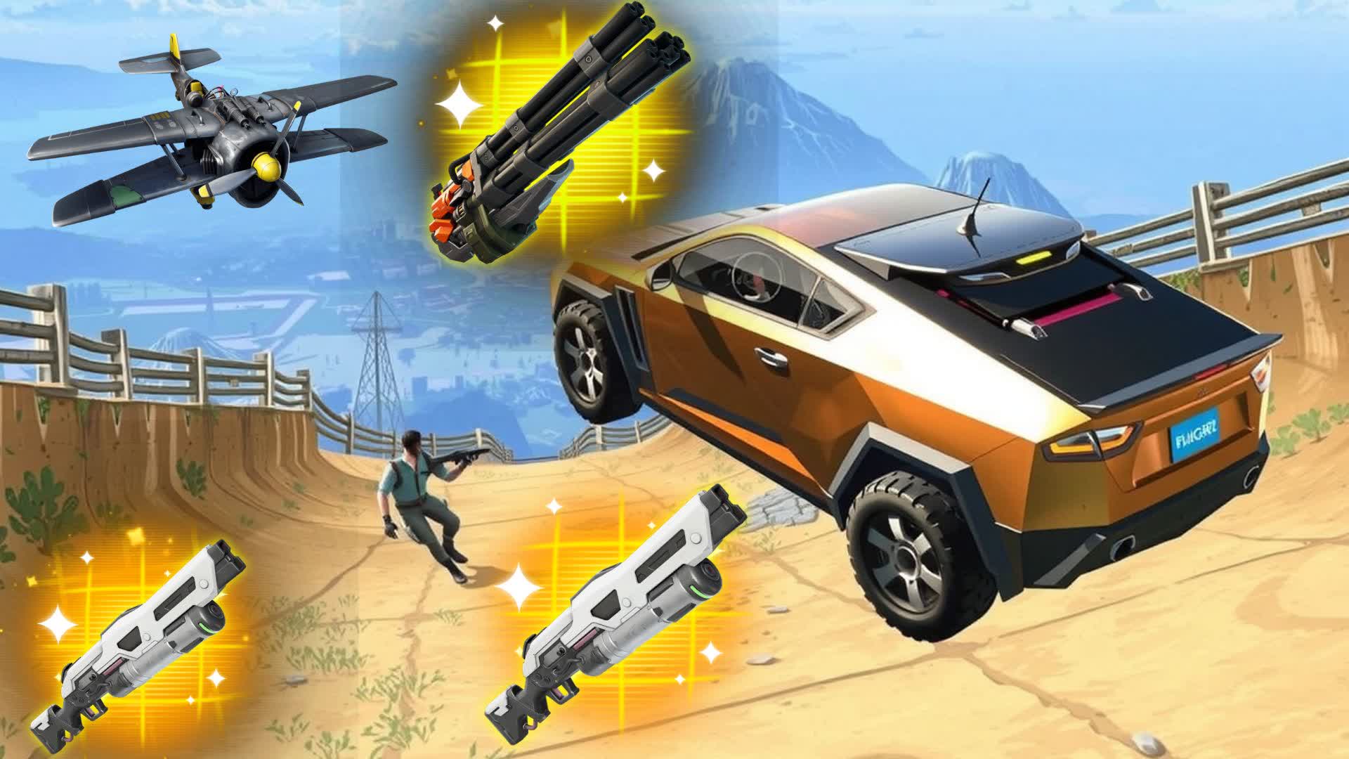 🟡TMNT - BIG RAMP CARS GAMES