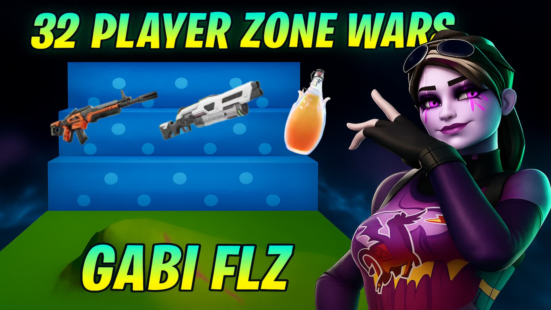🔥 32 PLAYERS ZONE WARS GABI FLZ 🔥